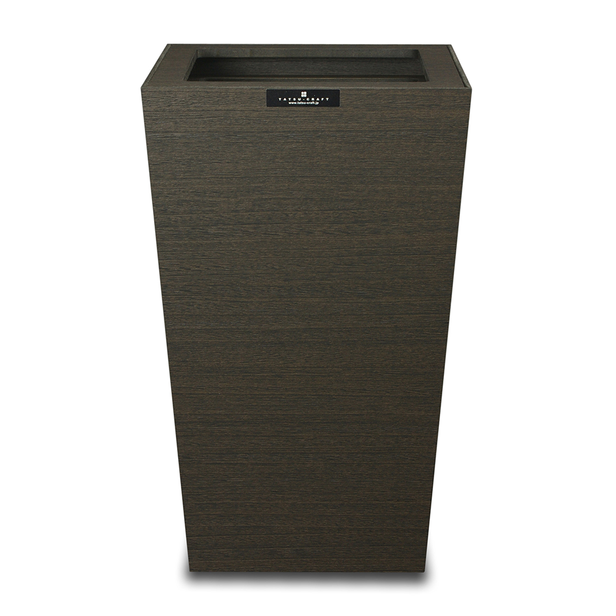 バスク　ダストボックス　スクエア　Ｍ角　ブラック