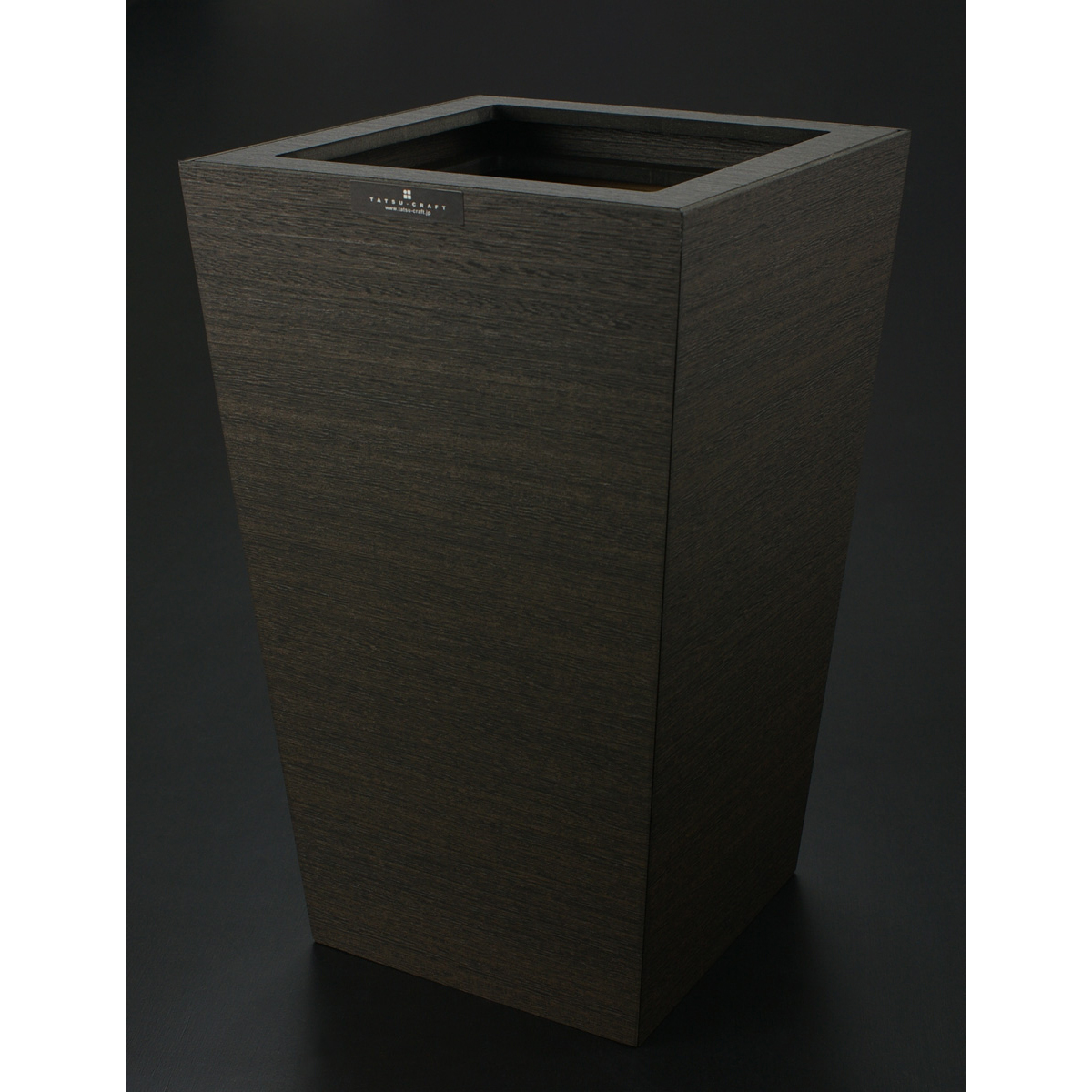 バスク　ダストボックス　スクエア　Ｍ角　ブラック