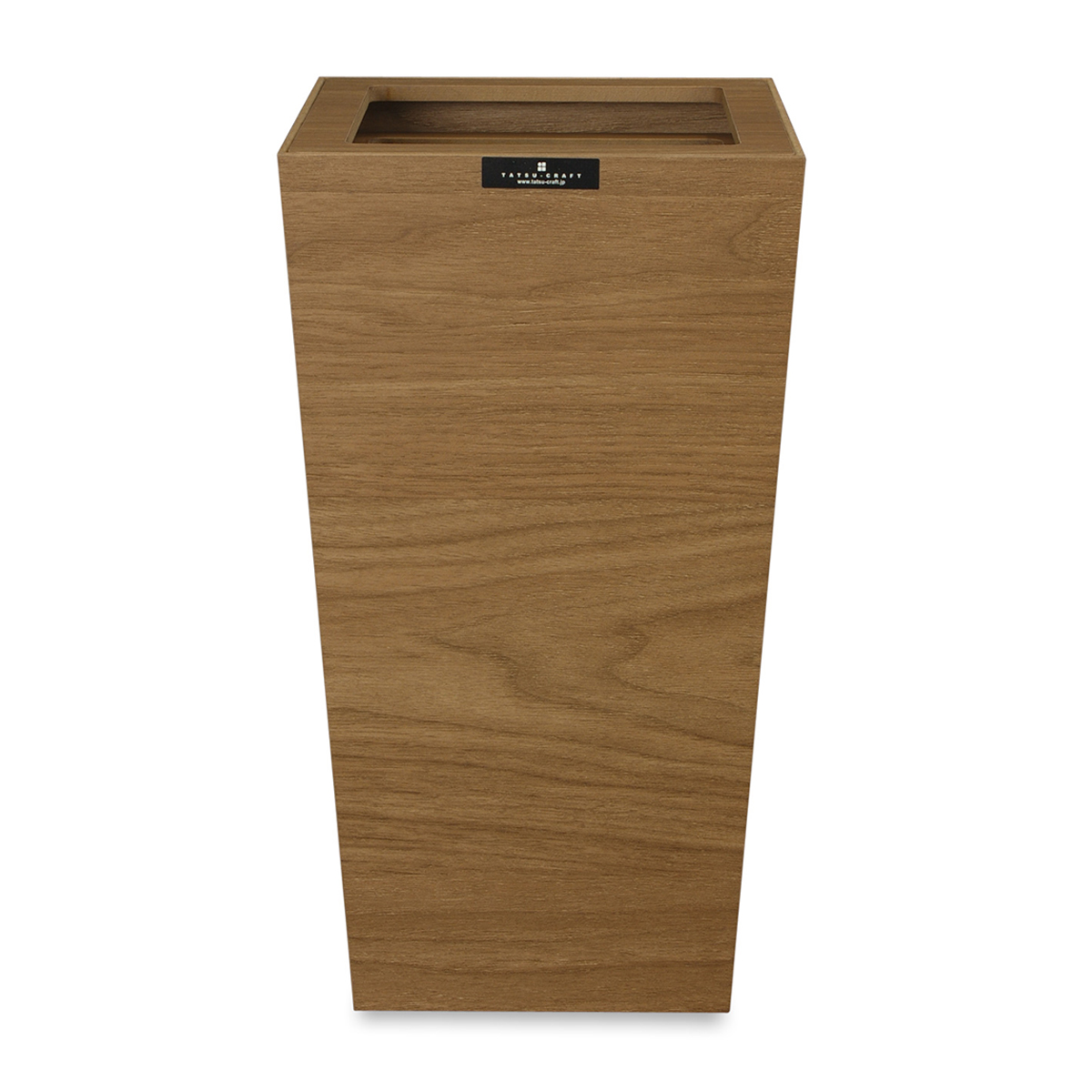 バスク　ダストボックス　スクエア　Ｌ角　ブラウン