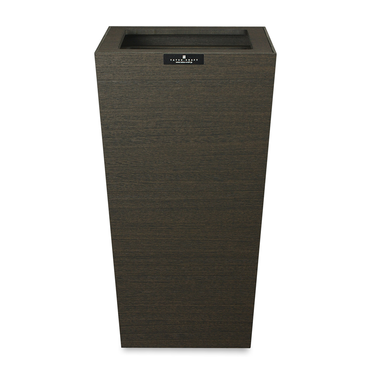 バスク　ダストボックス　スクエア　Ｌ角　ブラック