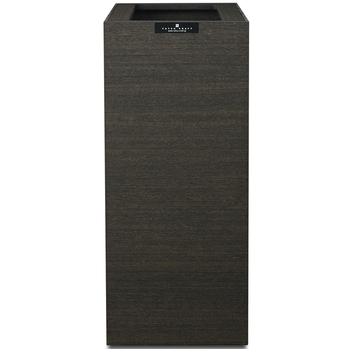 バスク　ダストボックス　スリム　Ｌ角　ブラック