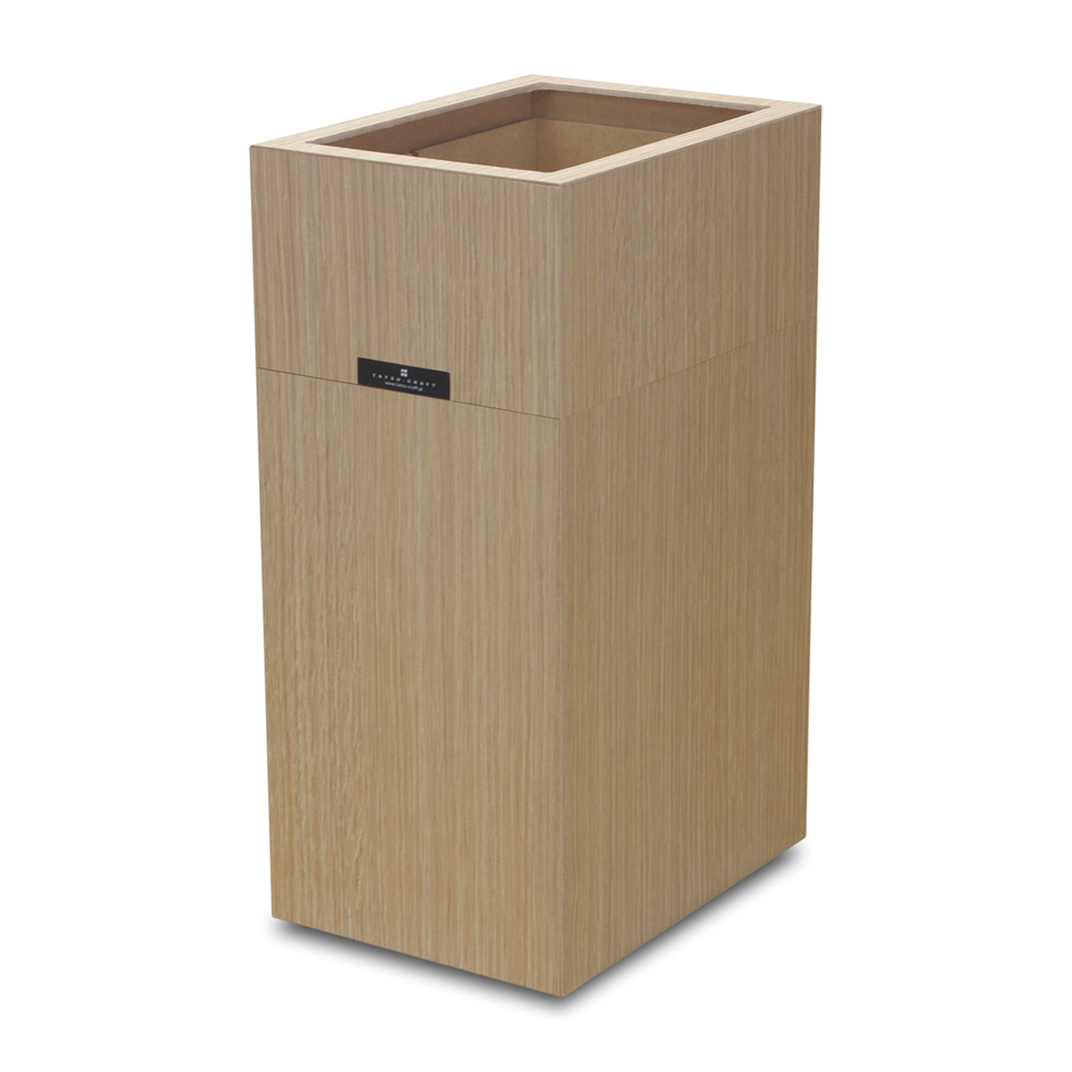 バスク　屑入れ　Ｍ　カバー付き　ナチュラル