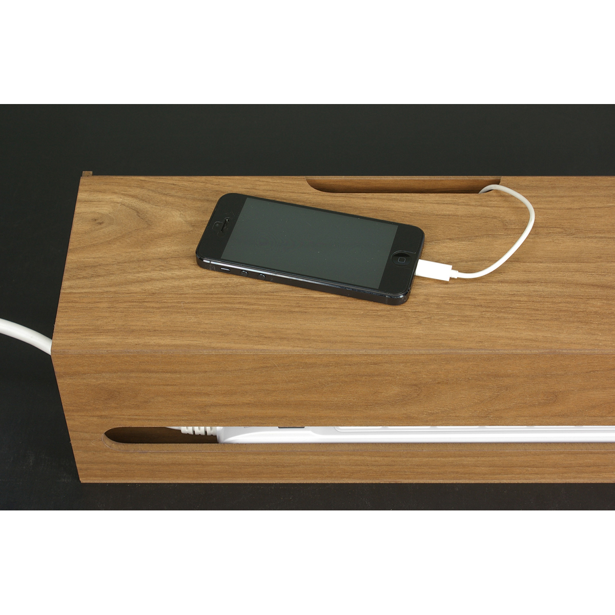 バスク　ケーブルボックス　Ｍ　ブラウン