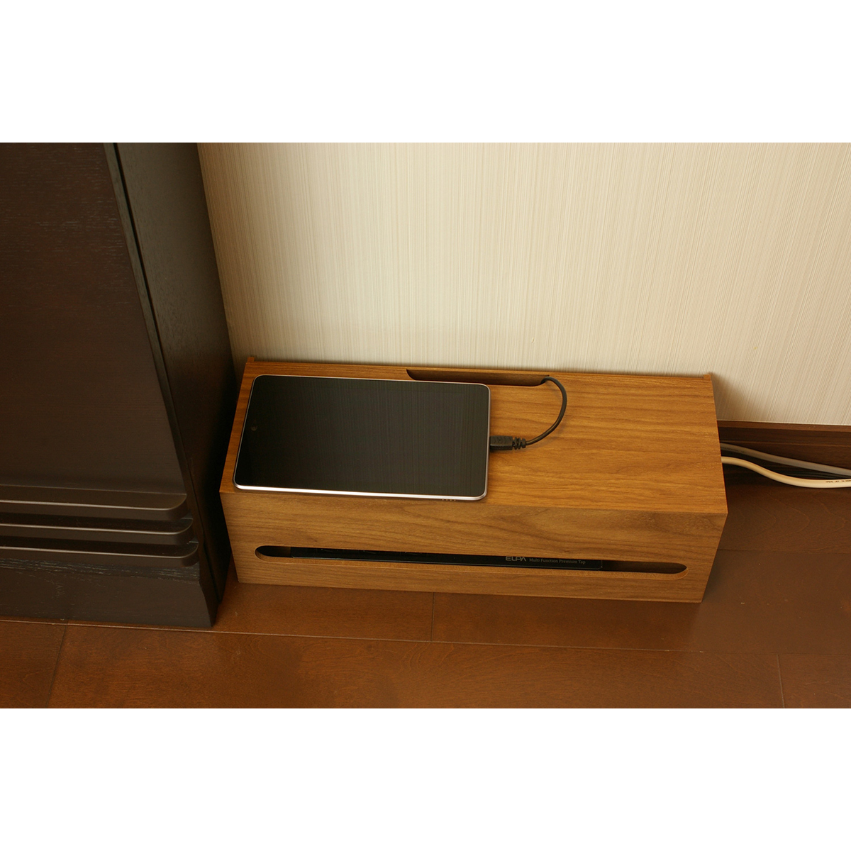 バスク　ケーブルボックス　Ｍ　ブラウン