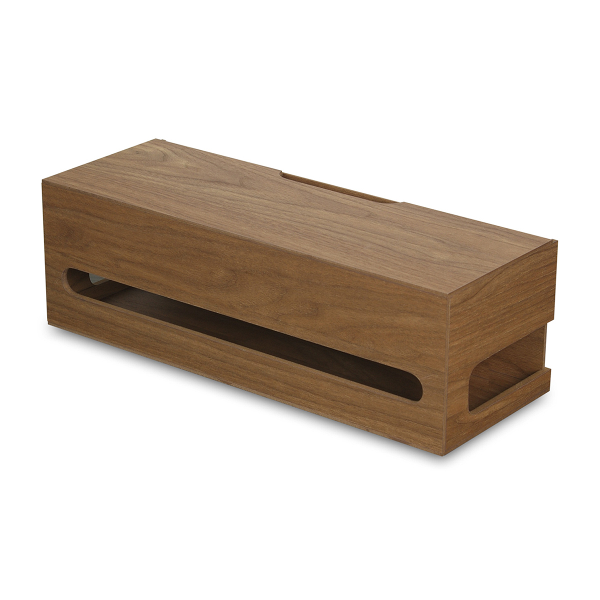 バスク　ケーブルボックス　Ｌ　ブラウン