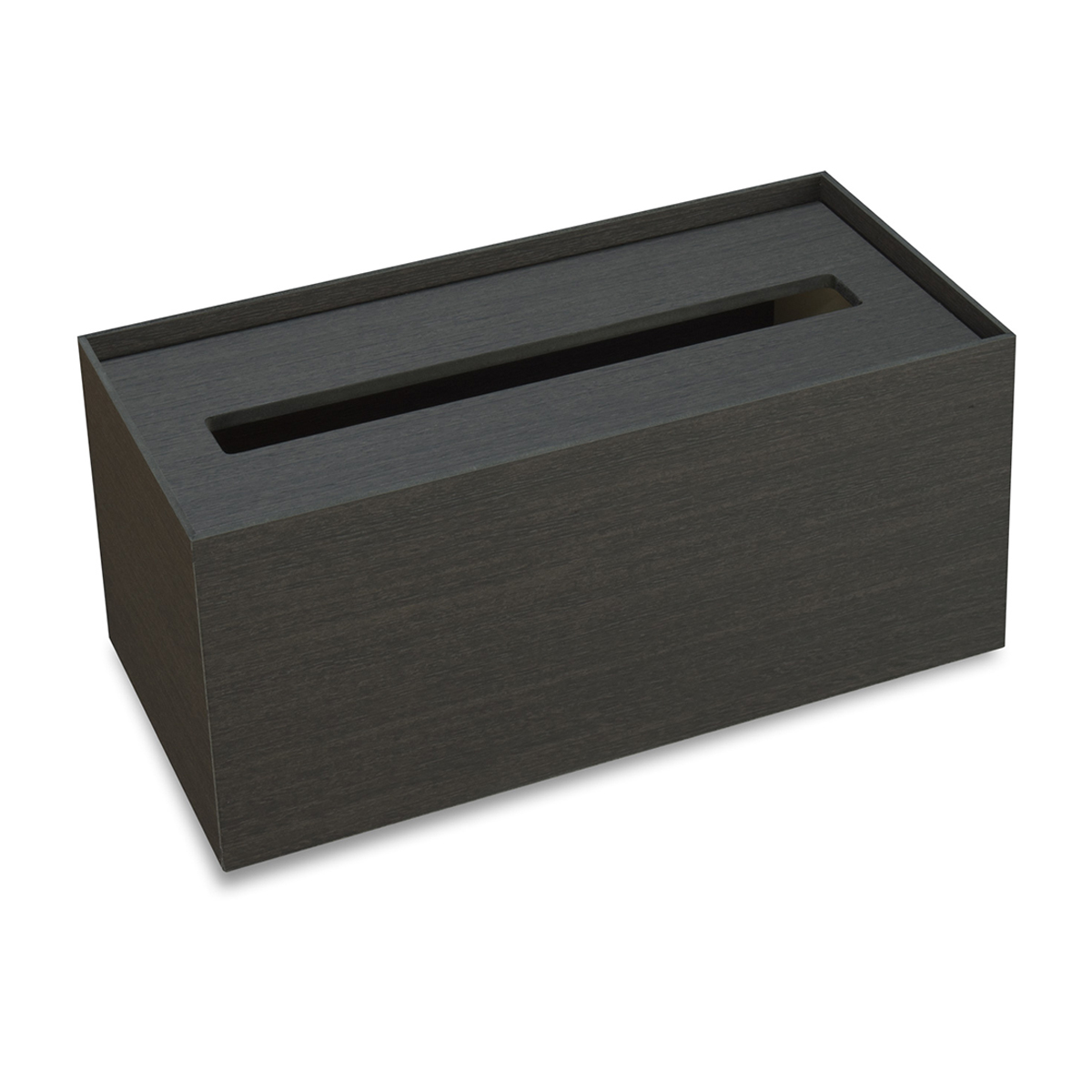 バスク　ティッシュボックス　スクエア　Ｌ　ブラック