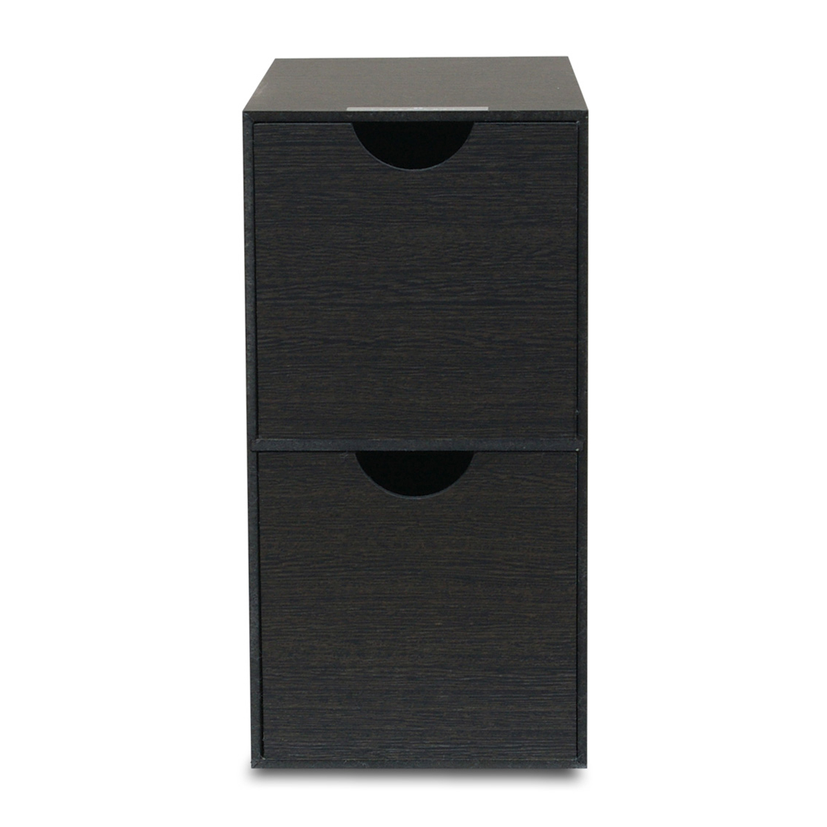 バスク　ミニ収納ボックス　Ｓ　２段引出し　ブラック