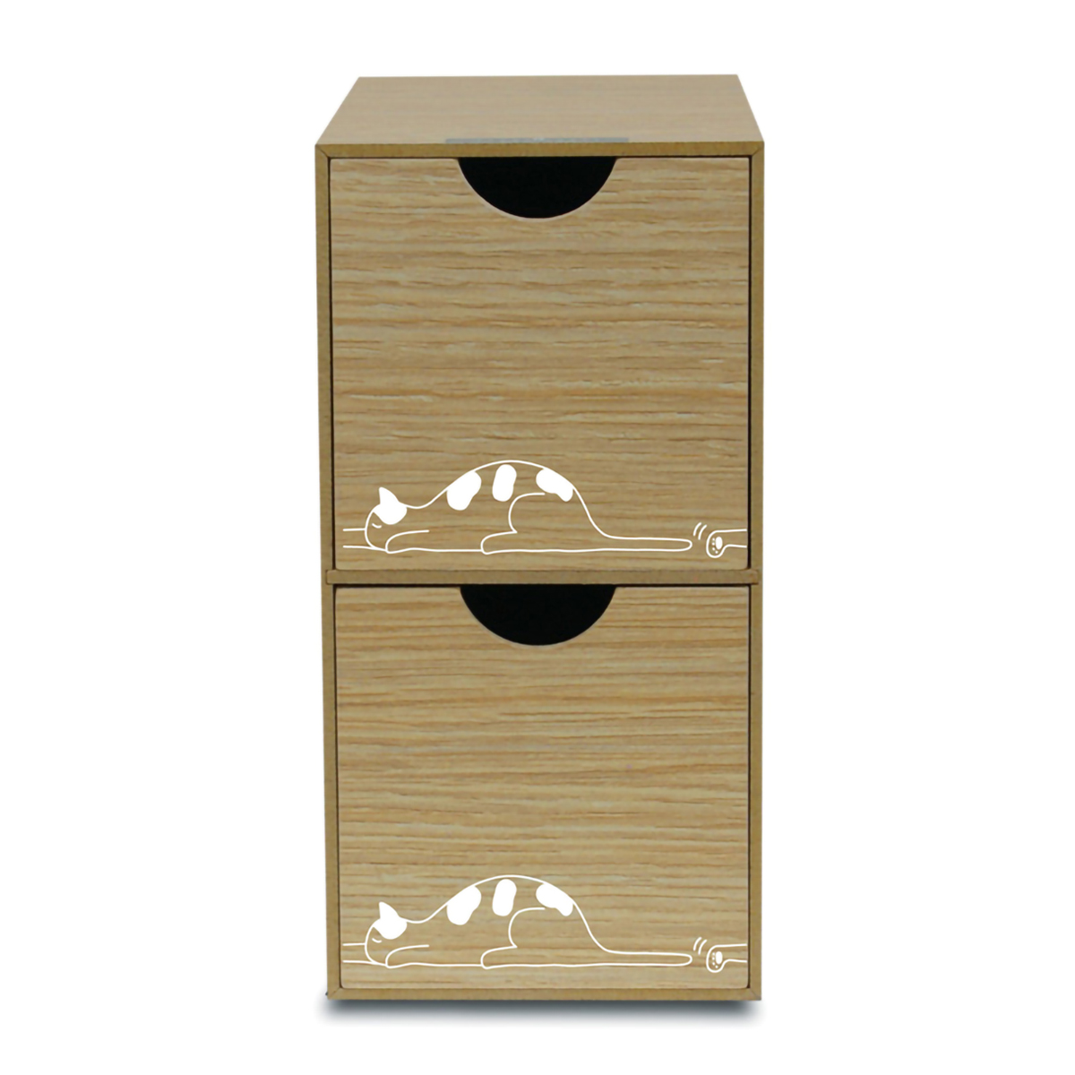 バスク　ＳＨＩＰＰＯ　ミニ収納ボックス　Ｓ　２段引出し　ナチュラル