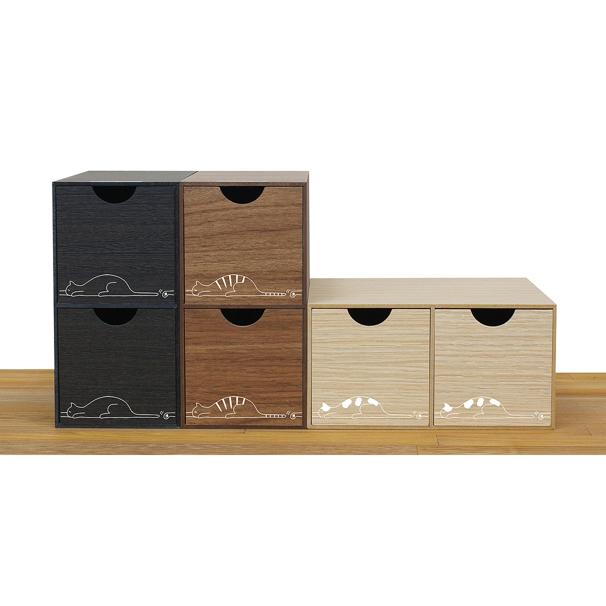 バスク　ＳＨＩＰＰＯ　ミニ収納ボックス　Ｓ　２段引出し　ナチュラル