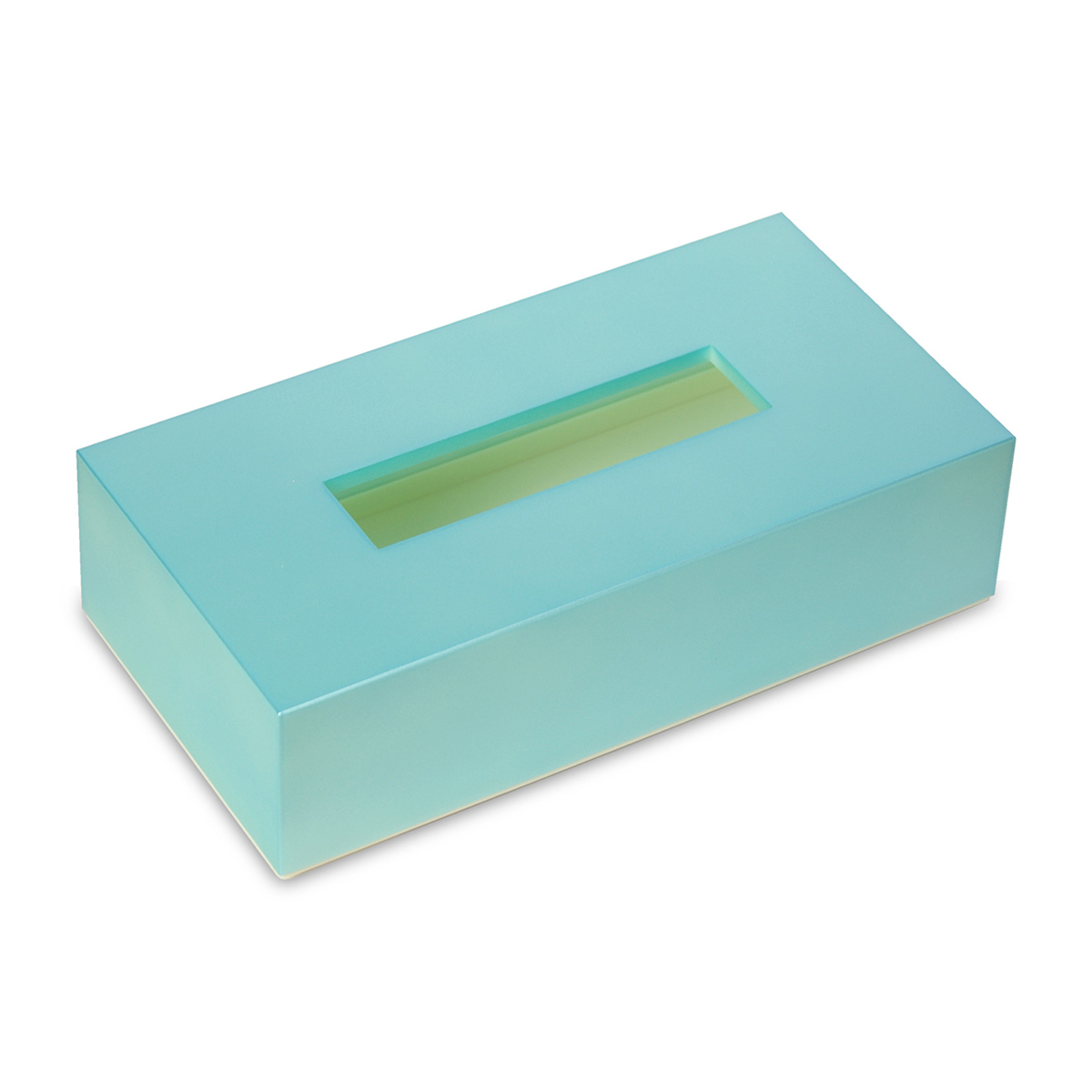 ペルル　ティッシュボックス　ブルー