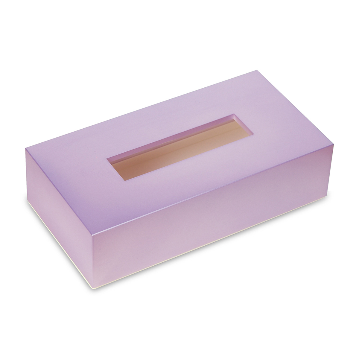 ペルル　ティッシュボックス　パープル