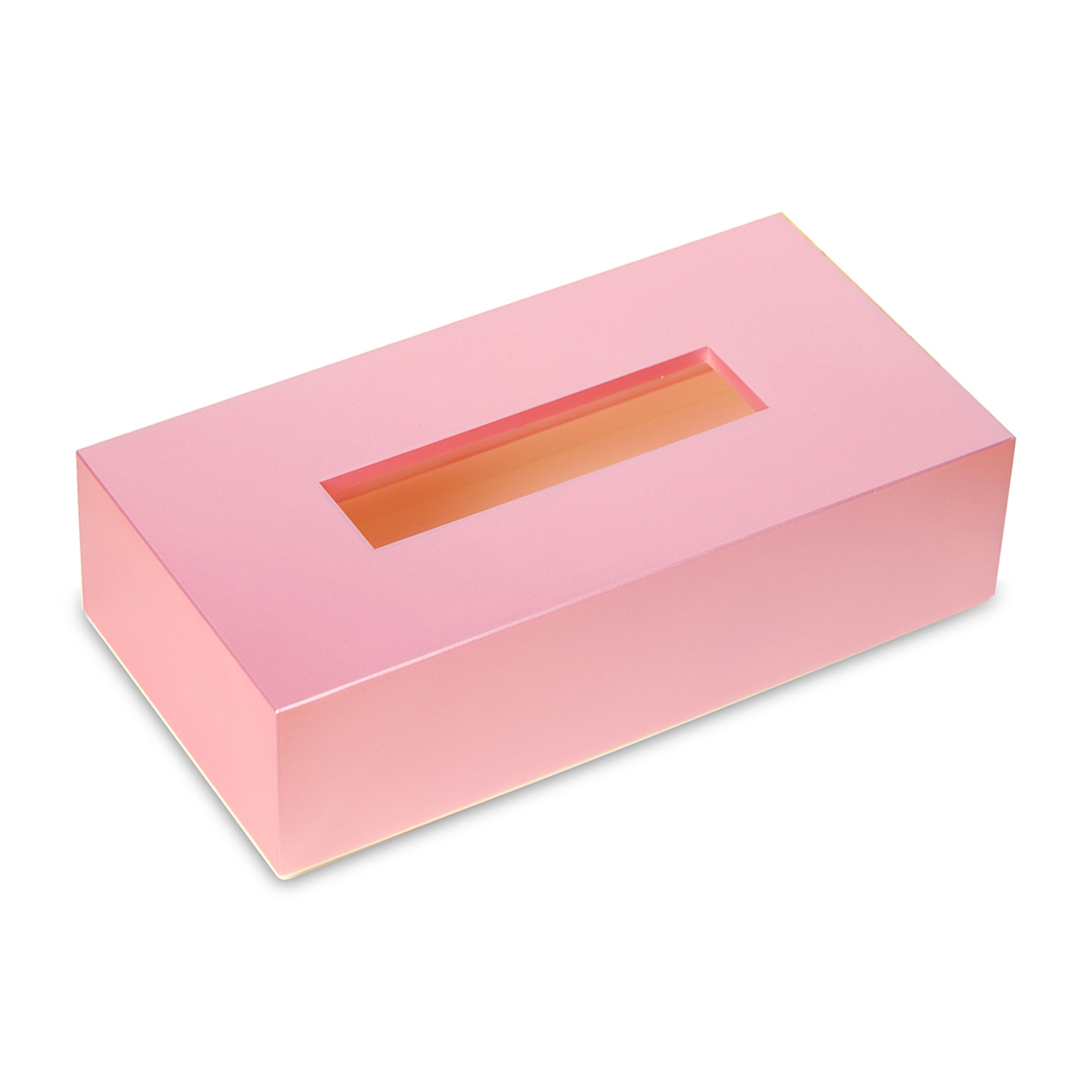 ペルル　ティッシュボックス　ピンク