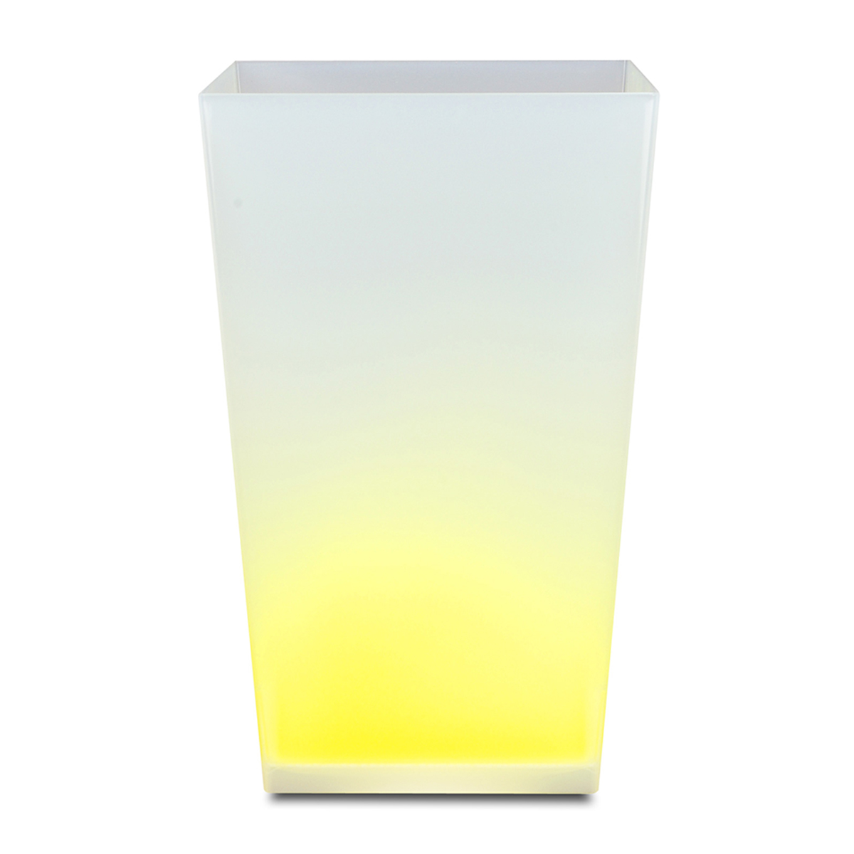 クリアダストボックス　カクテル　Ｍ角　イエロー