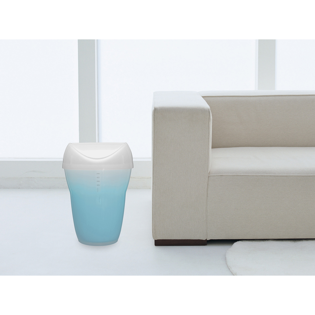 ユーロカクテル　ダストボックス　Ｌ　スイング　アクアブルー