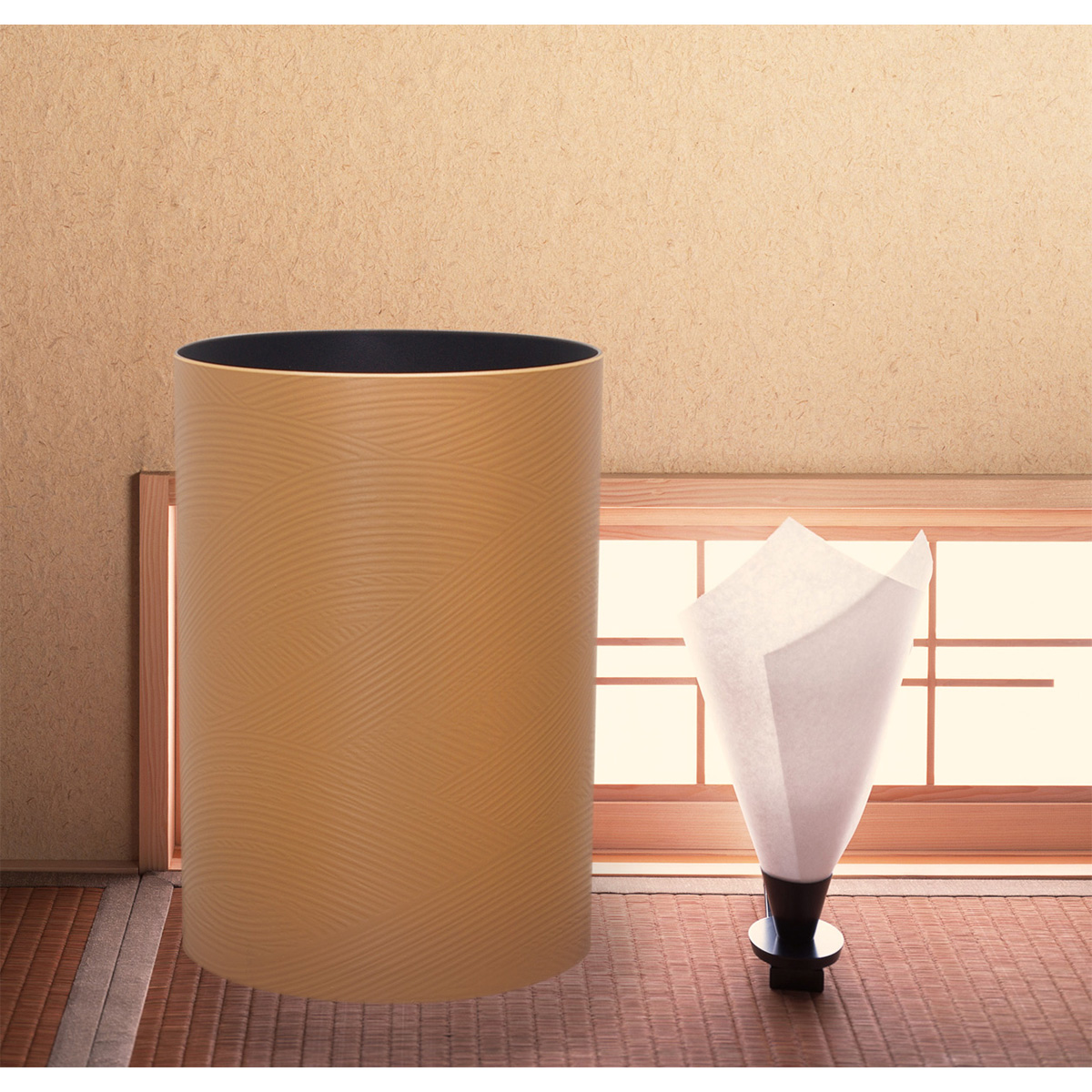 ダストボックス　Ｍ　さざ波　ブラウン