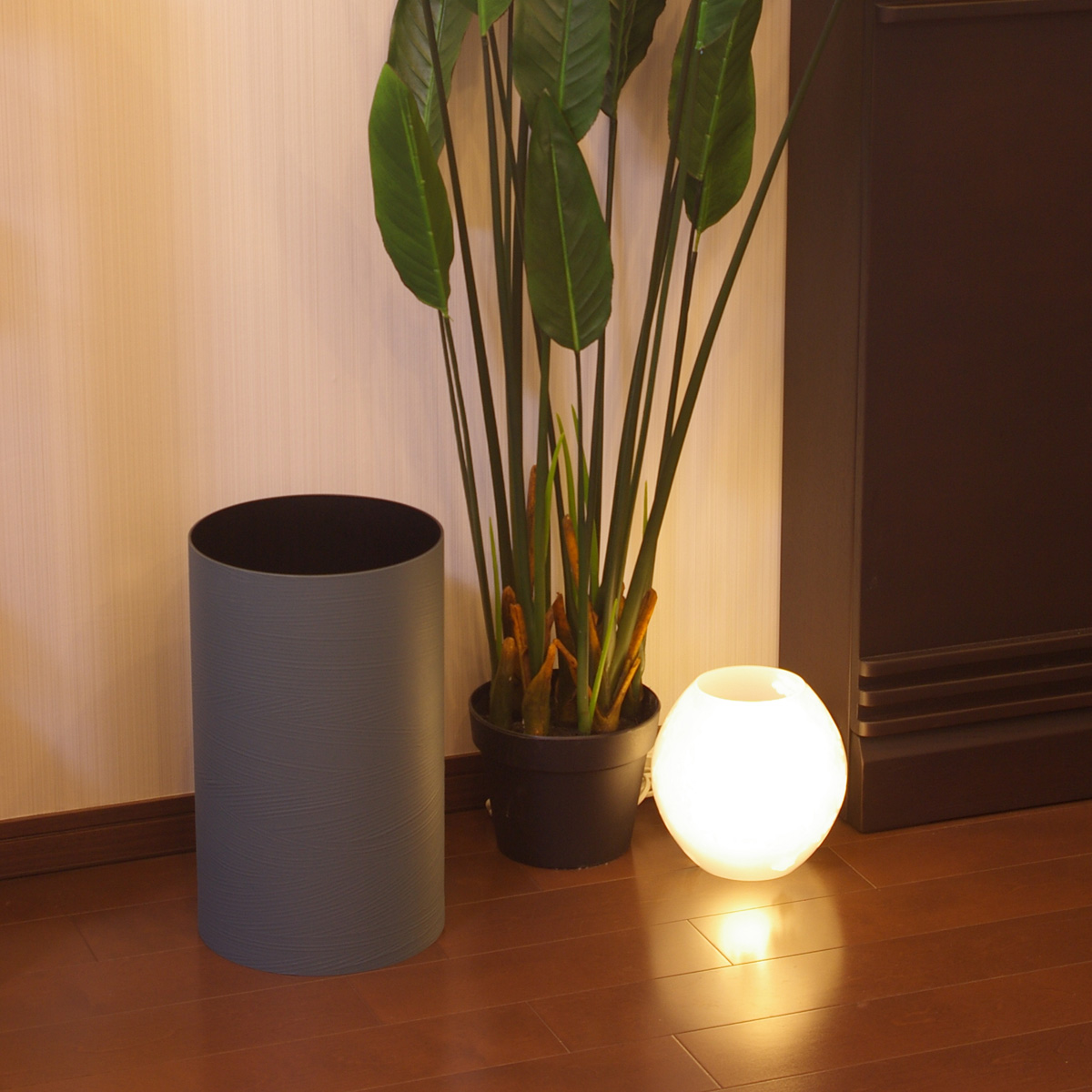 ダストボックス　Ｌ　さざ波　ブルー