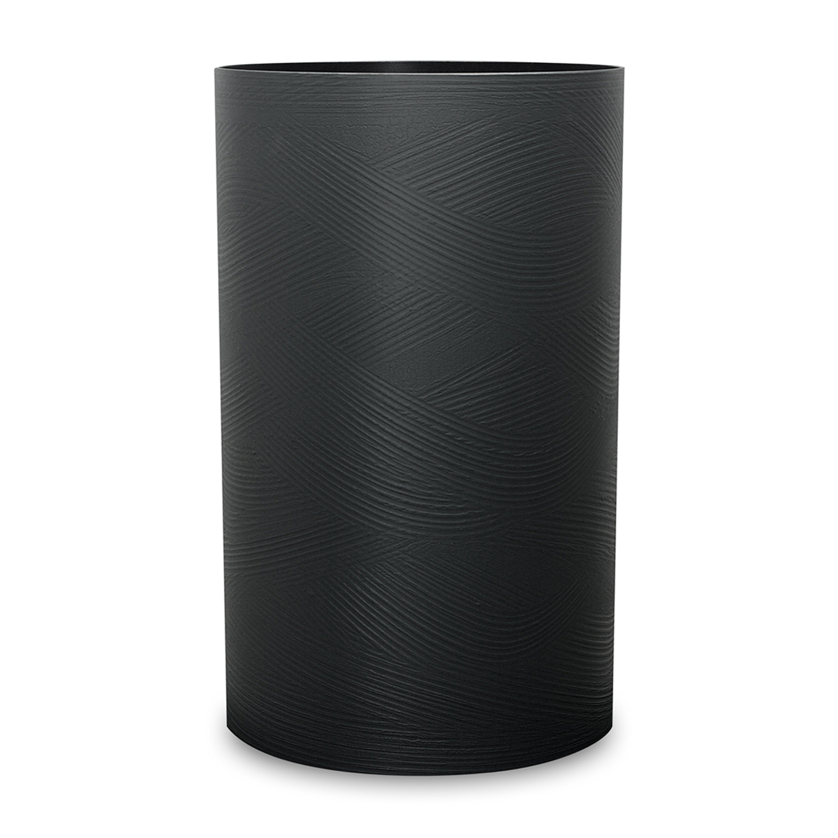 ダストボックス　Ｌ　さざ波　ブラック