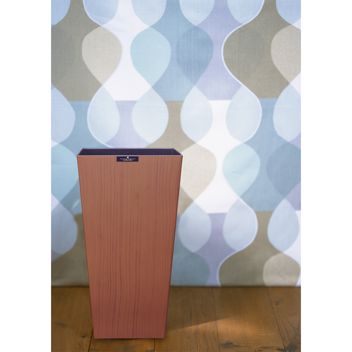 ウッドグレイン　ダストボックス　Ｌ角　ブラウン