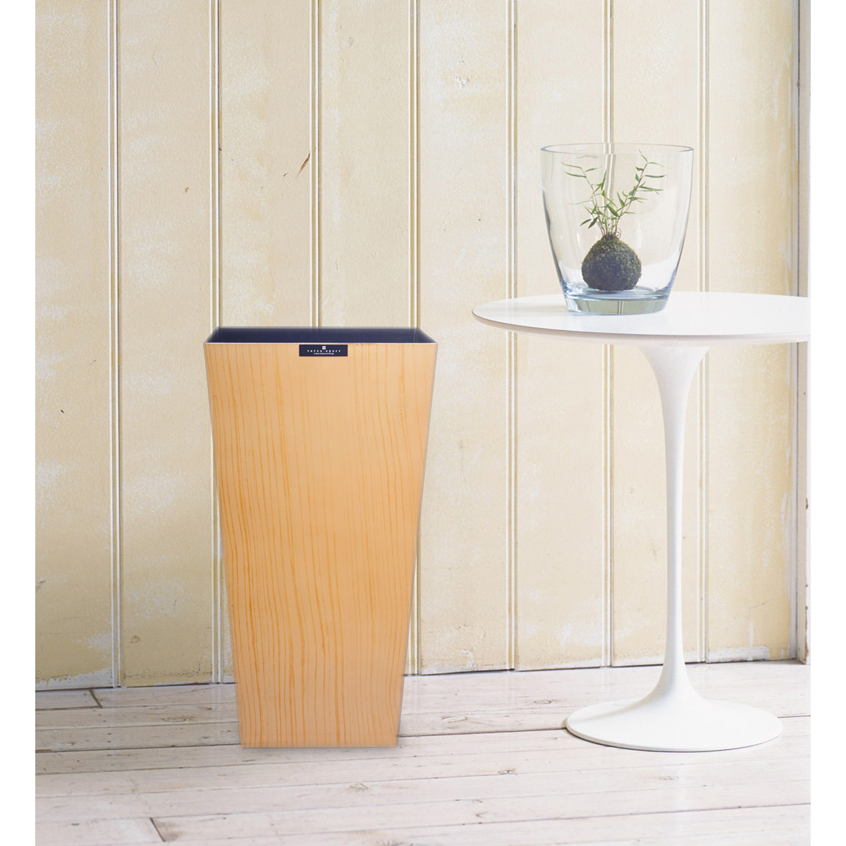 ウッドグレイン　ダストボックス　Ｌ角　ベージュ