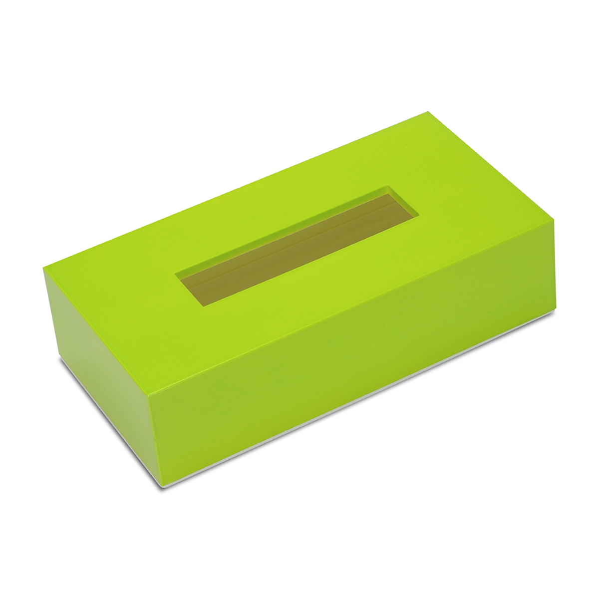 ティッシュボックス　カラー　グリーン