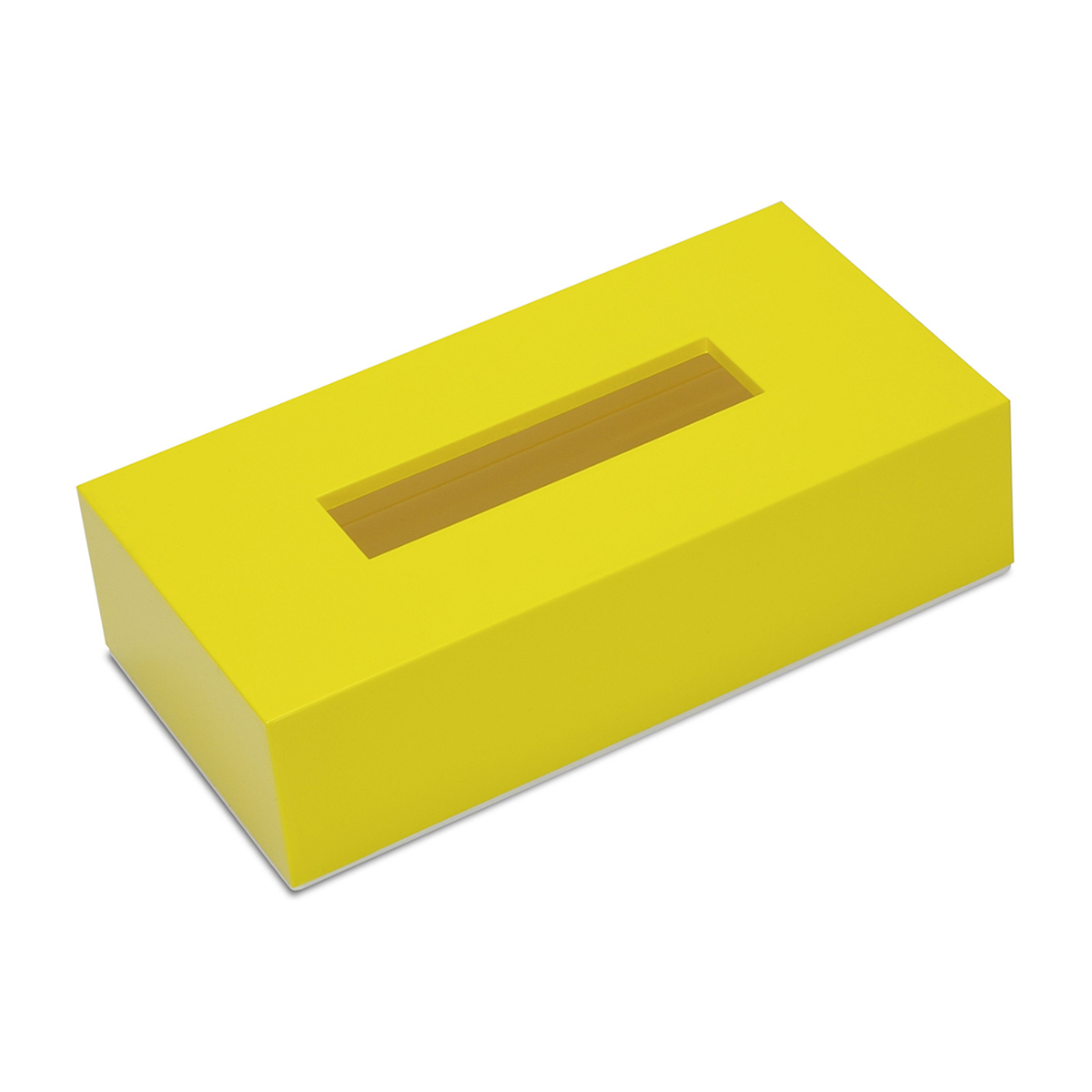 ティッシュボックス　カラー　イエロー