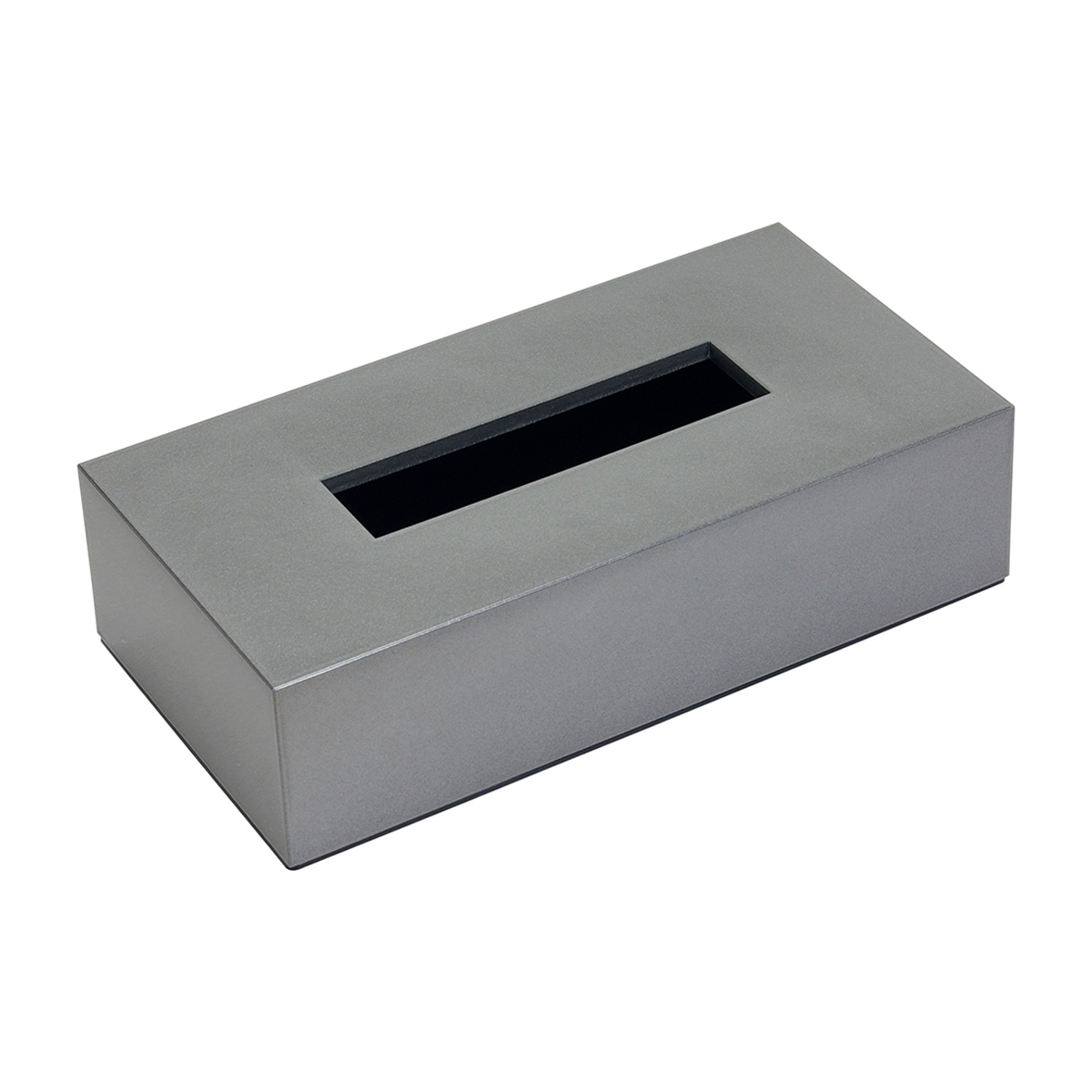 ティッシュボックス　メタリカ　シルバーメタリック