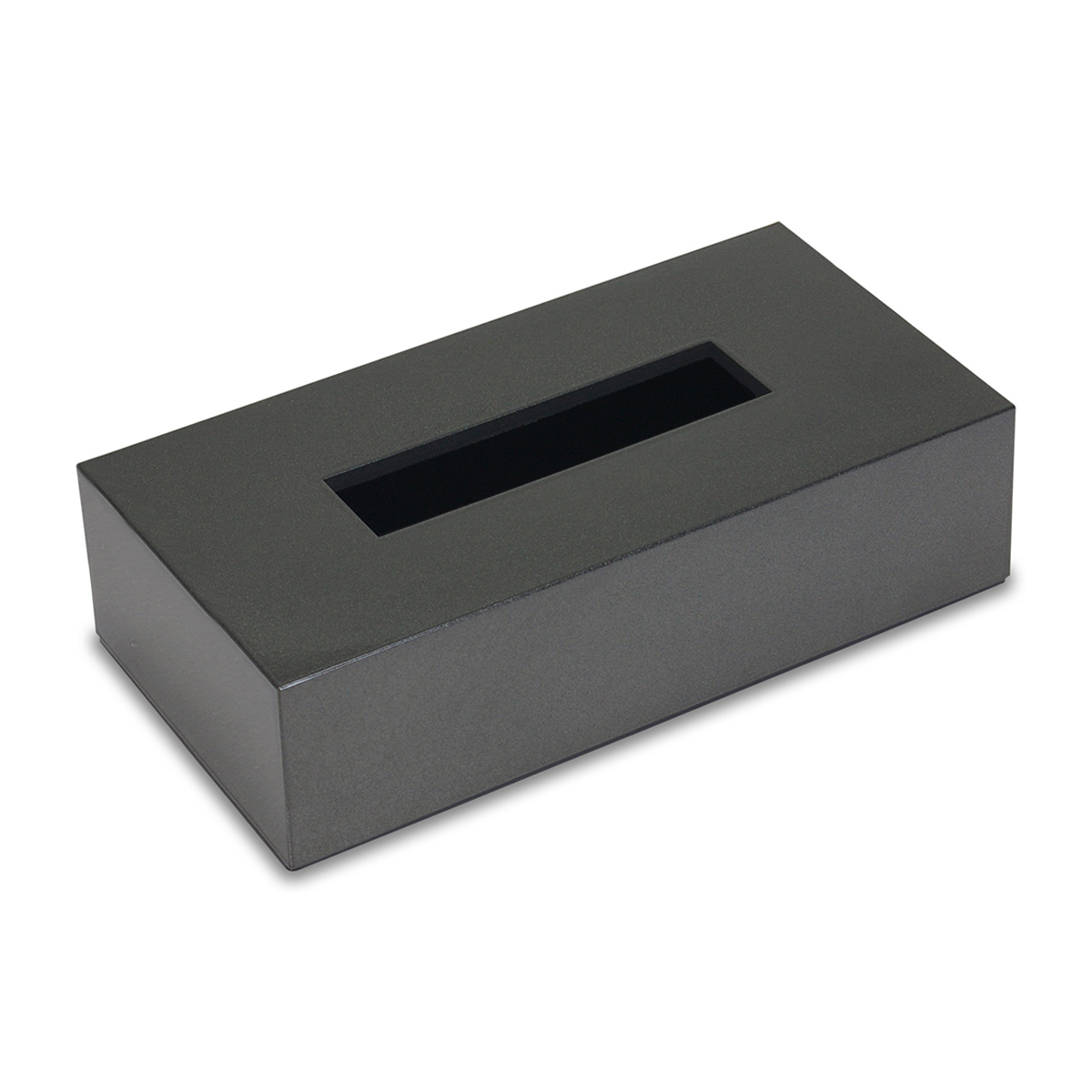 ティッシュボックス　メタリカ　ガンメタリック