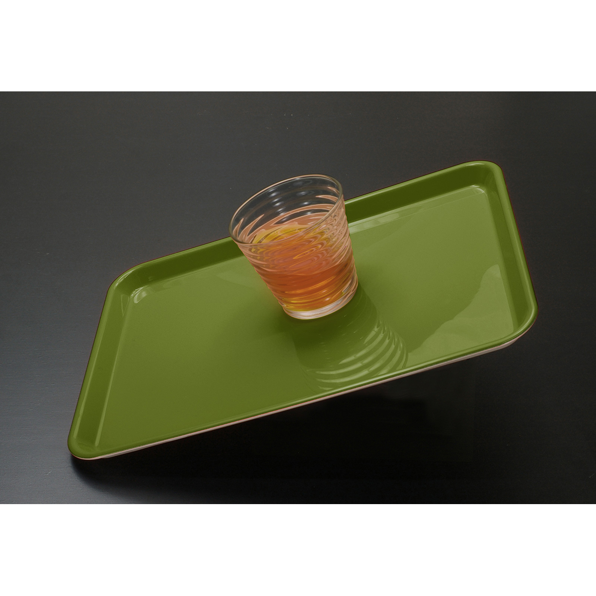 ピノＮＳトレー　３３ｃｍ角　ティーグリーン