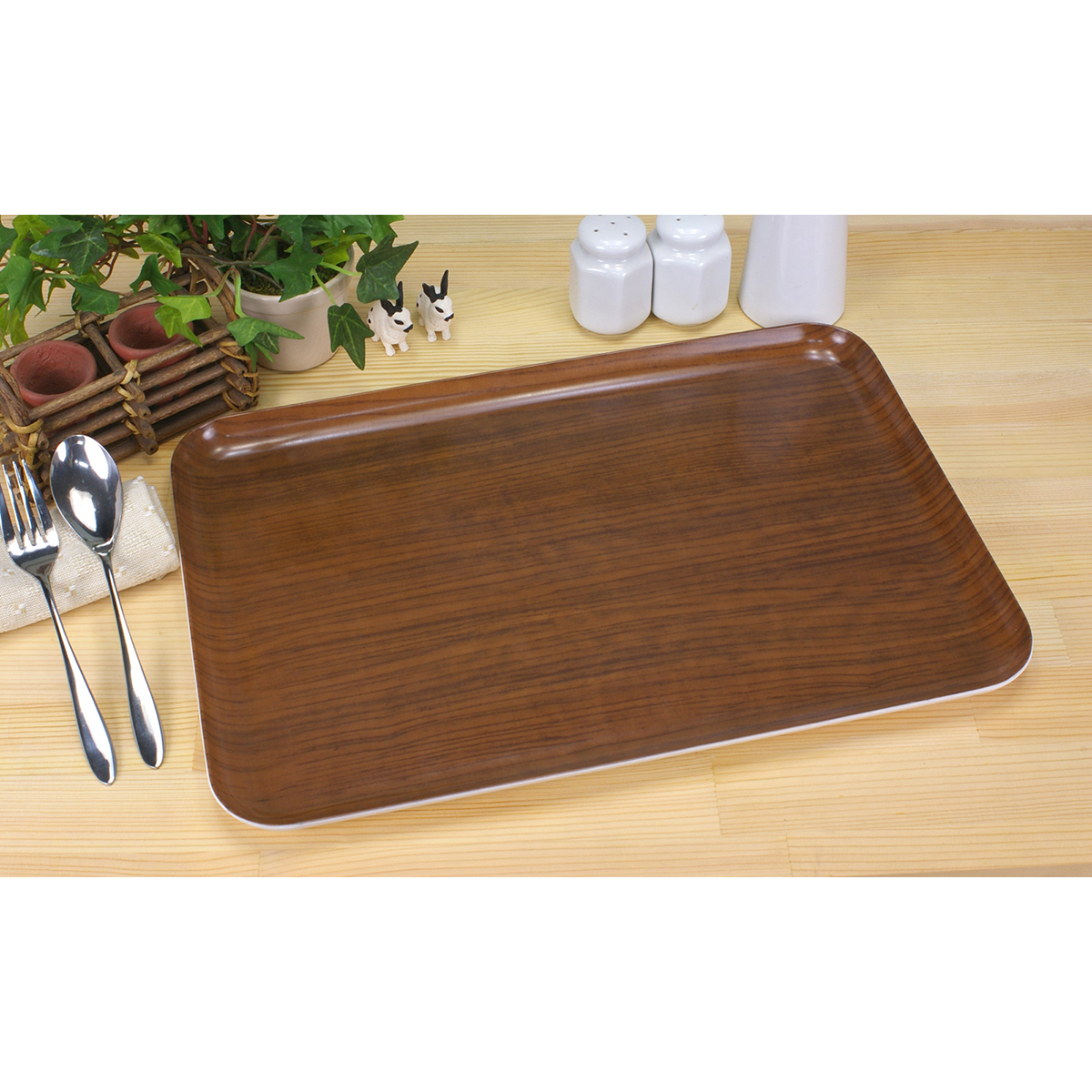 ＣＮトレー　Ｌ角ウッド　オーク