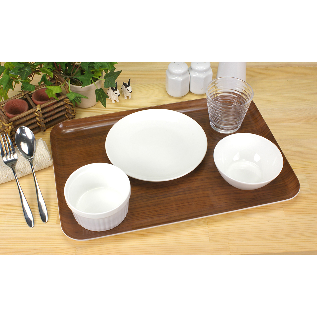 ＣＮトレー　Ｌ角ウッド　オーク