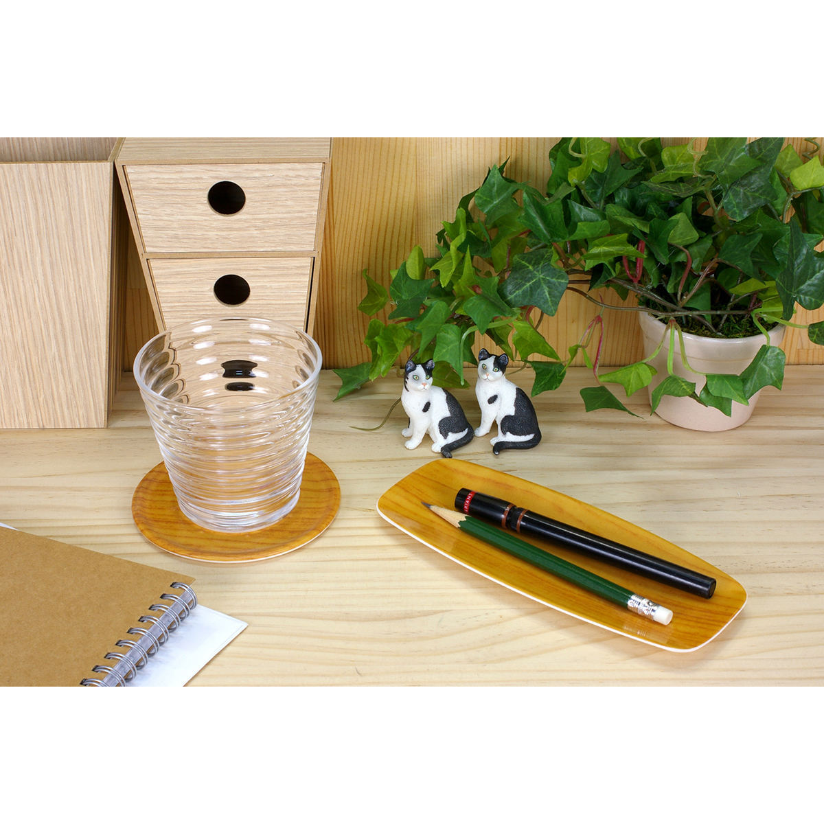 コースター　ウッド　ナチュラル