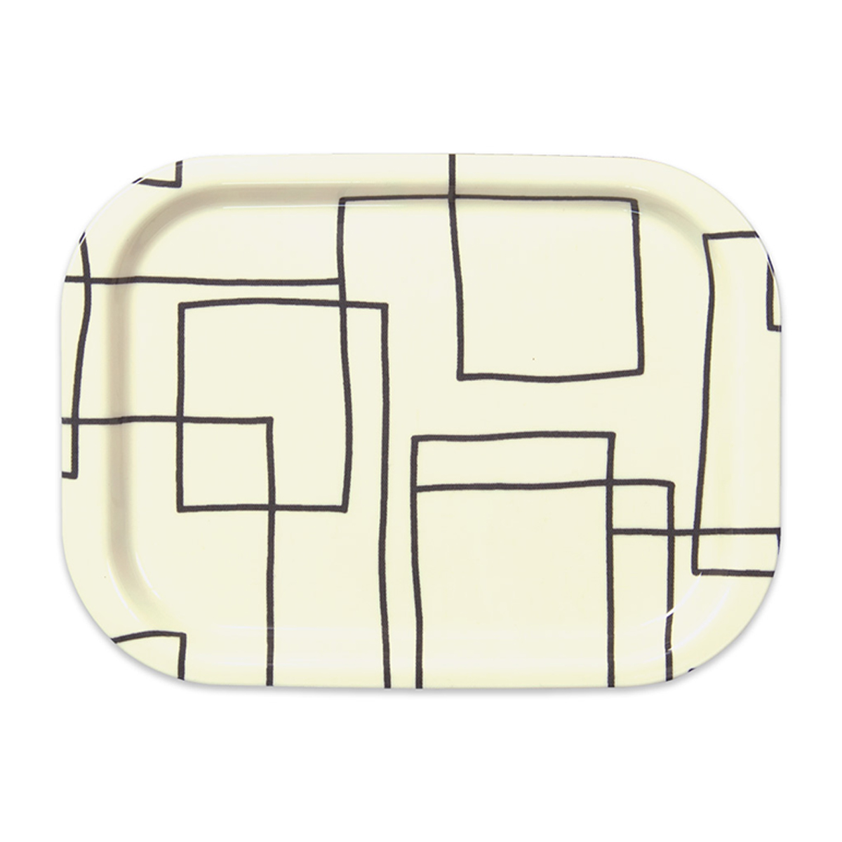 ＮＳトレー取手なし　Ｓ角　ラビリンス／ホワイト