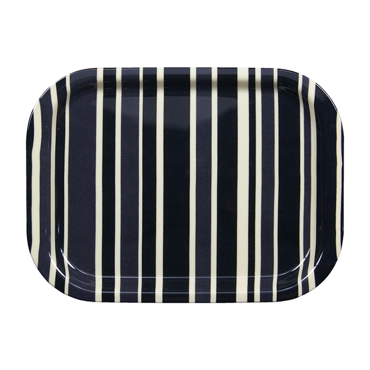 ＮＳトレー取手なし　Ｓ角　トリノストライプ／ブラック