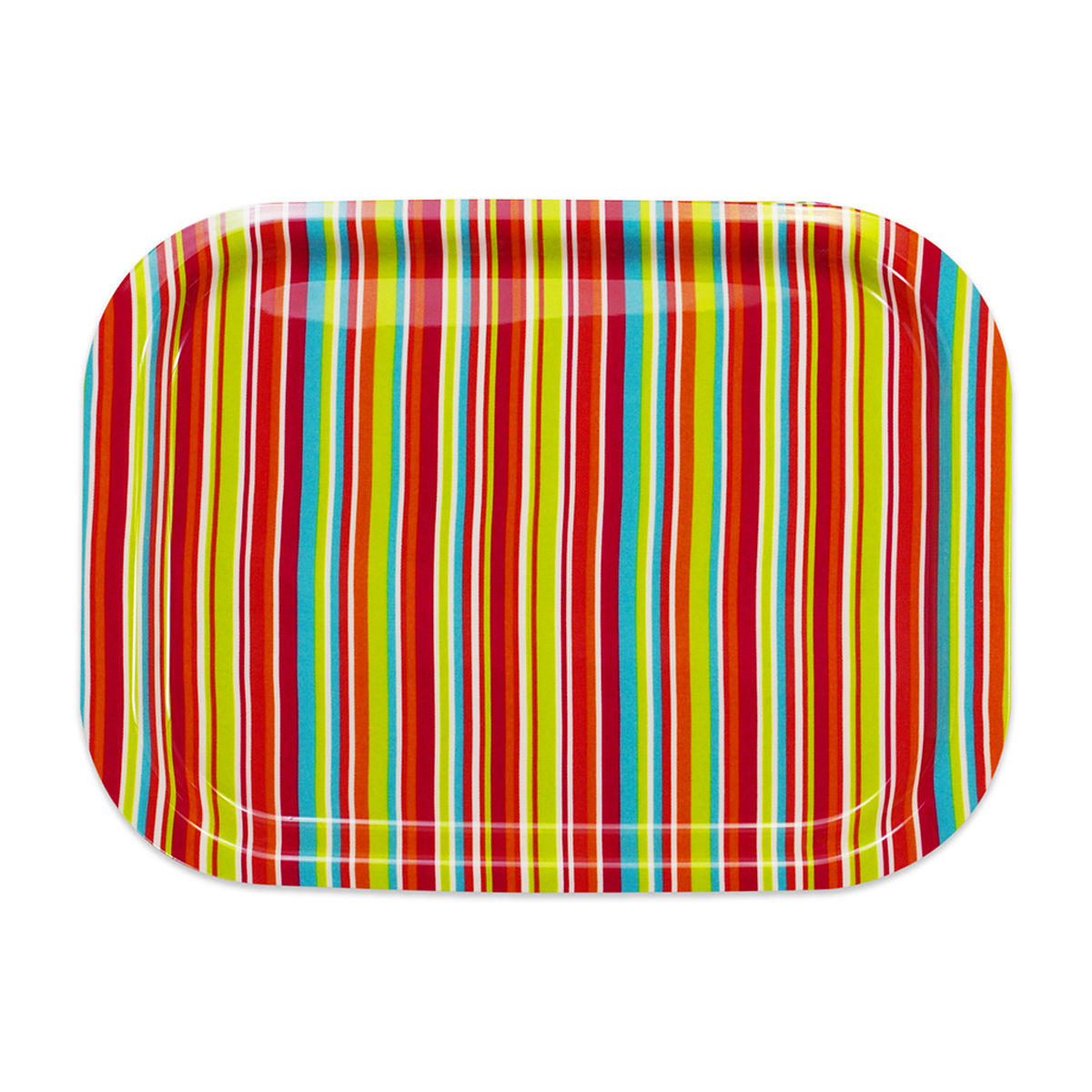 ＮＭトレー取手なし　Ｍ角　ミラノストライプ／レッド