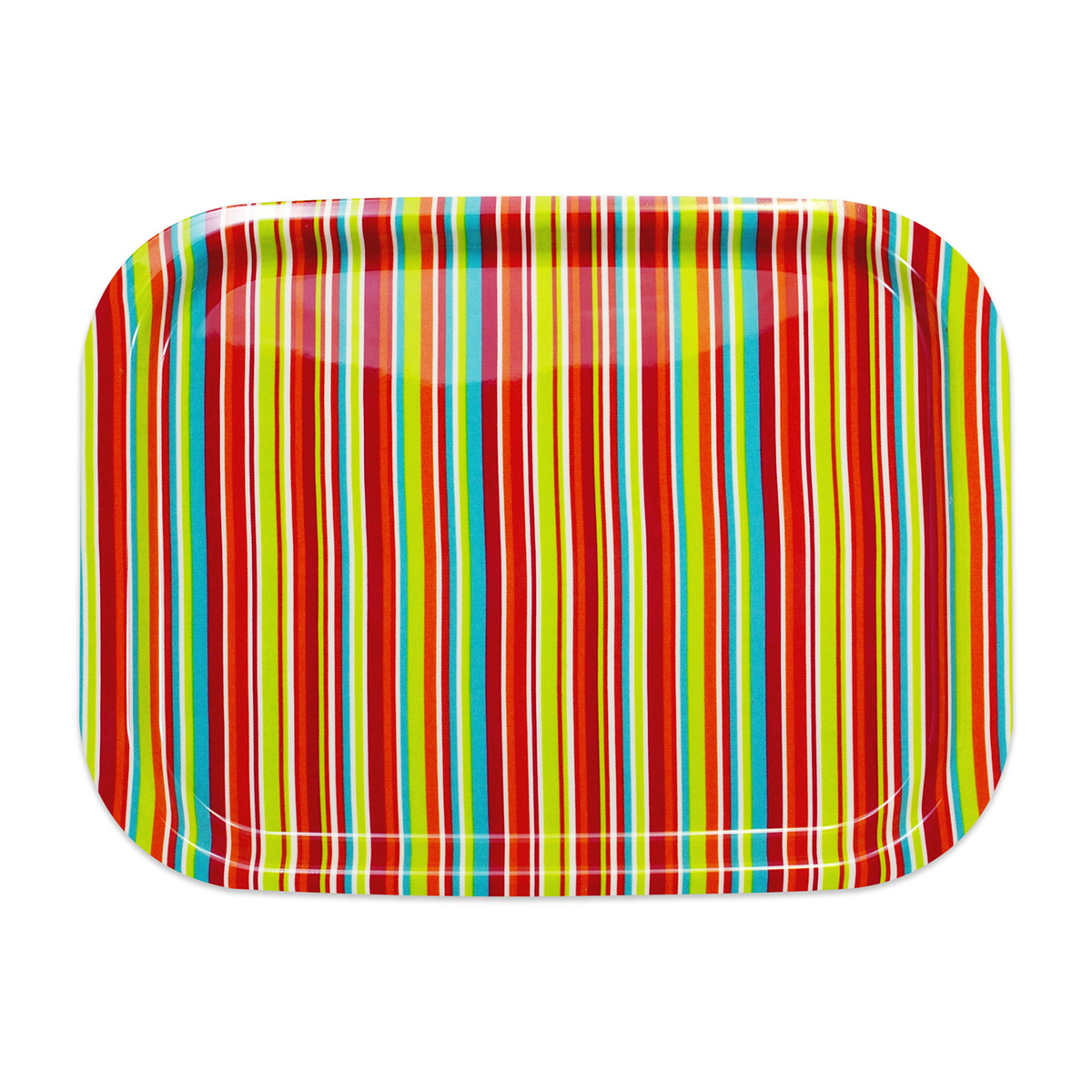 ＮＬトレー取手なし　Ｌ角　ミラノストライプ／レッド