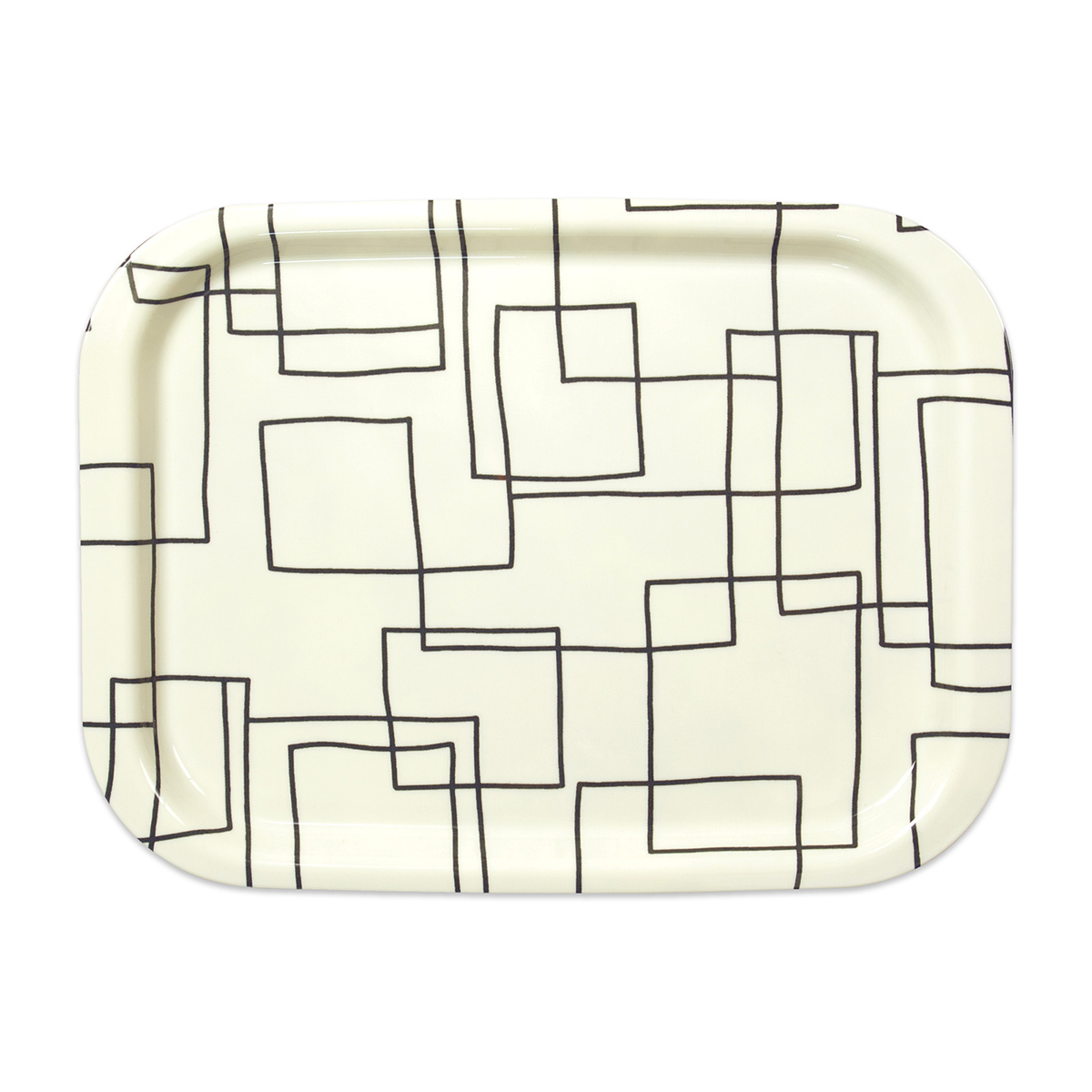 ＮＬトレー取手なし　Ｌ角　ラビリンス／ホワイト