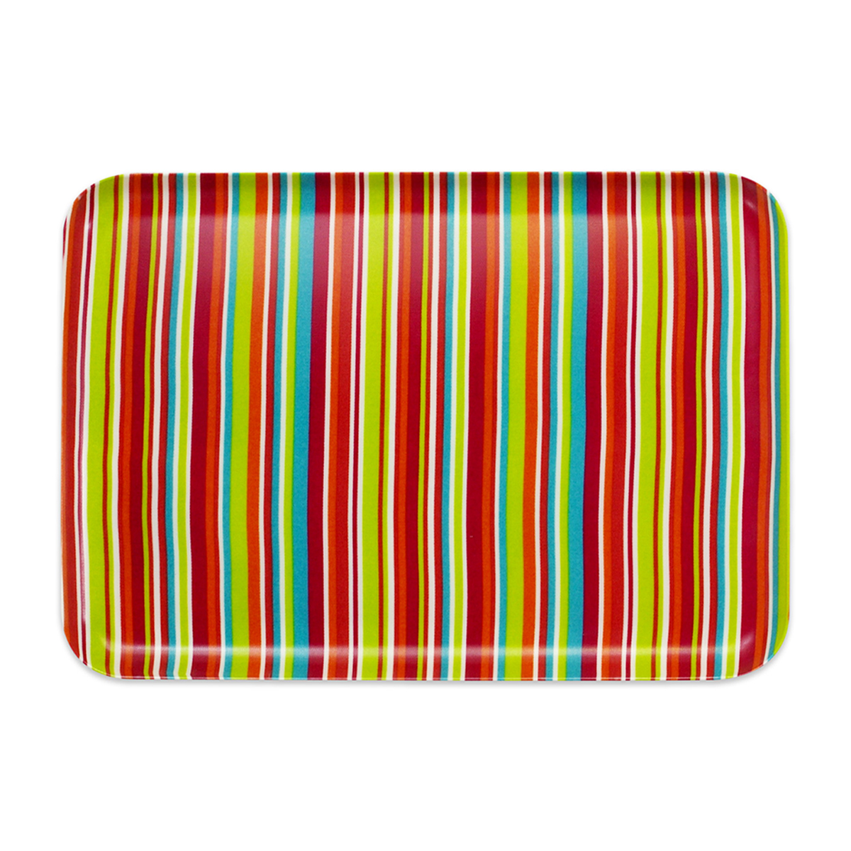 ＳＲトレー　Ｍ角　ミラノストライプ／レッド