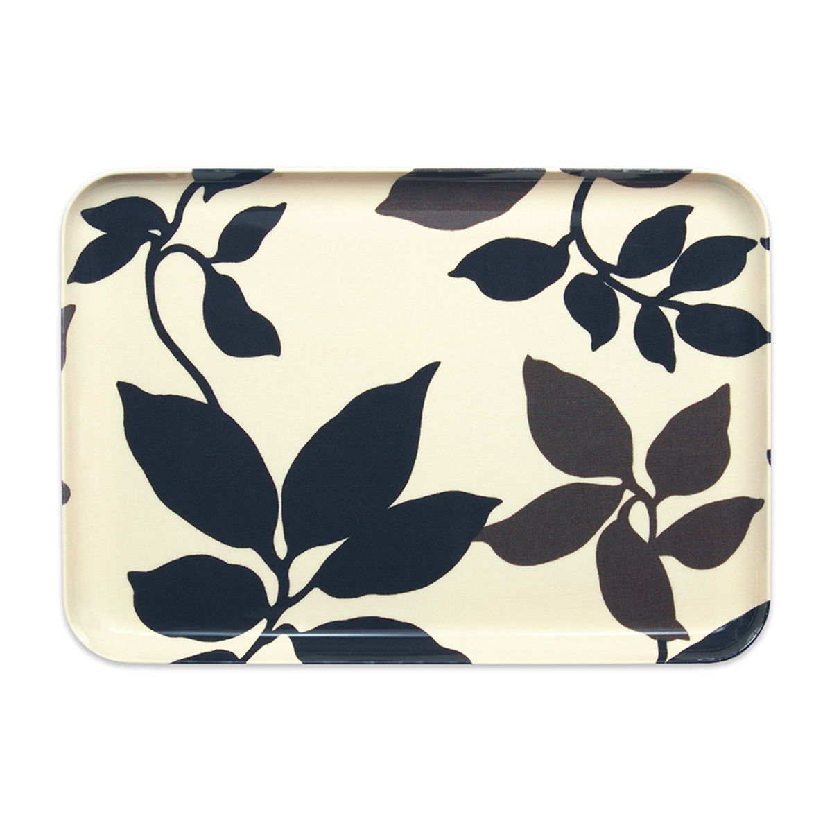 ＳＲトレー　Ｍ角　リーフ／ブラウン