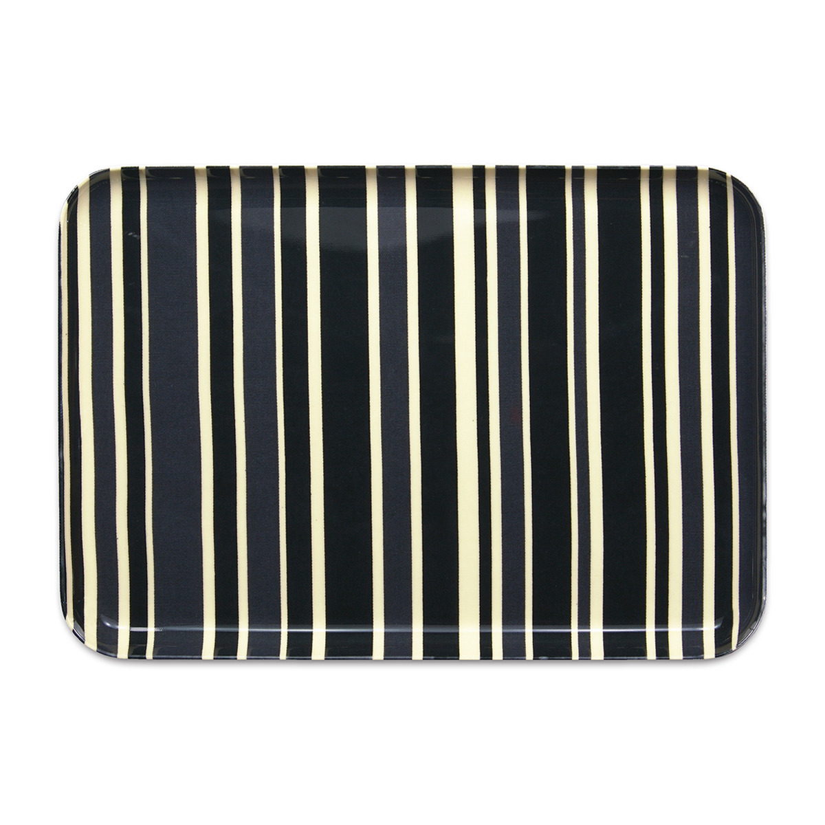 ＳＲトレー　Ｍ角　トリノストライプ／ブラック