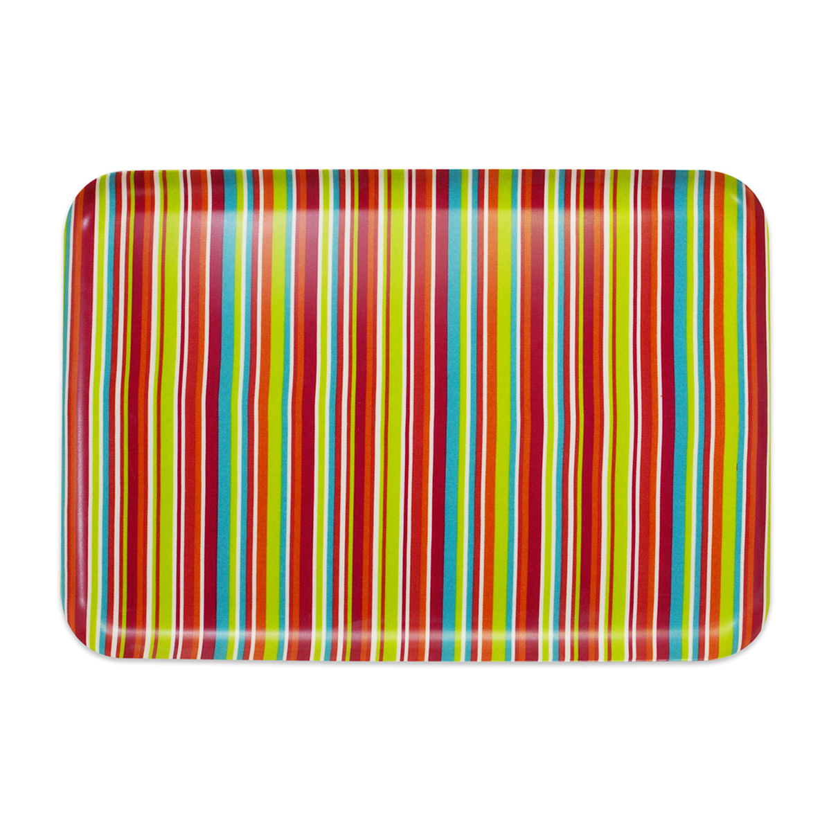 ＳＲトレー　Ｌ角　ミラノストライプ／レッド