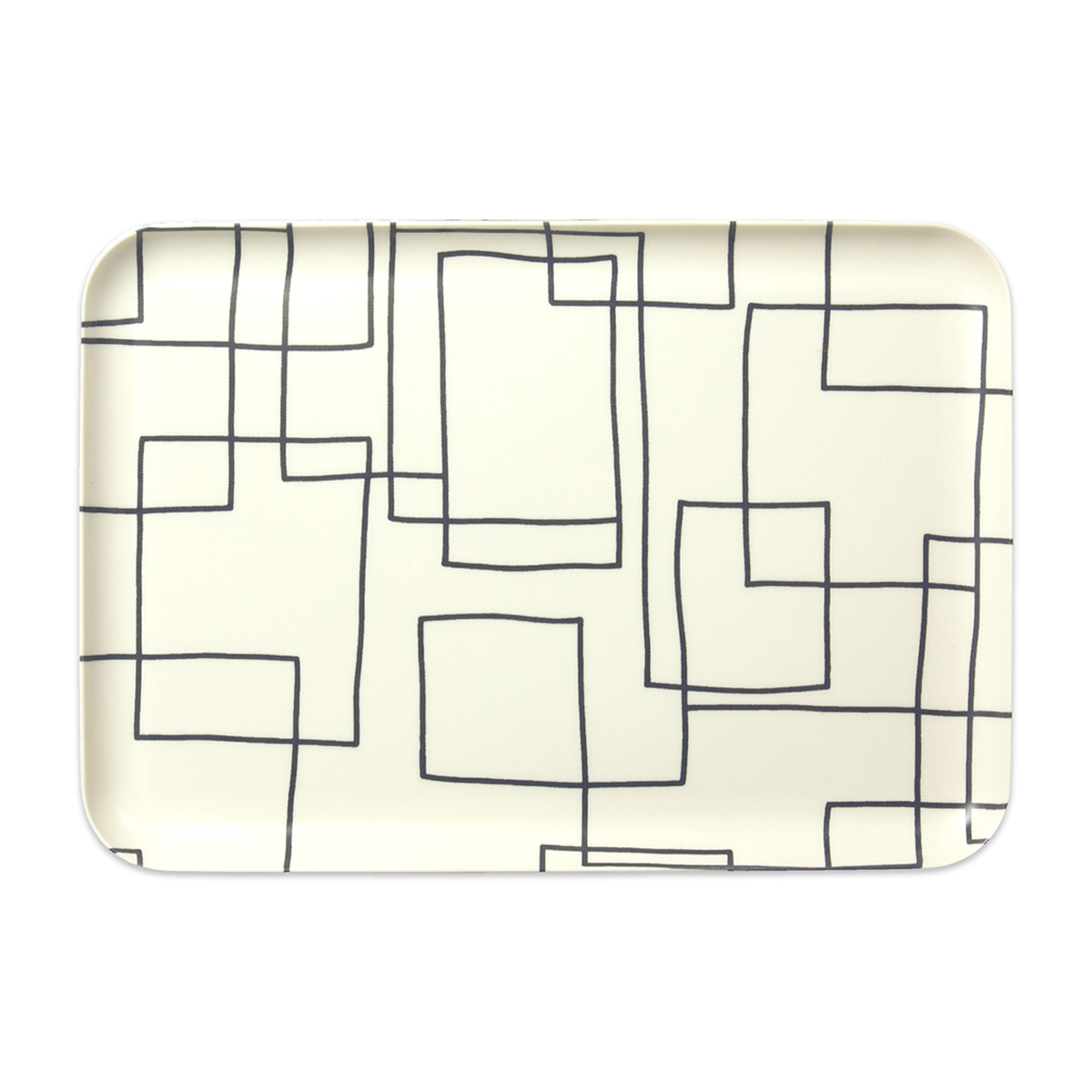 ＳＲトレー　Ｌ角　ラビリンス／ホワイト