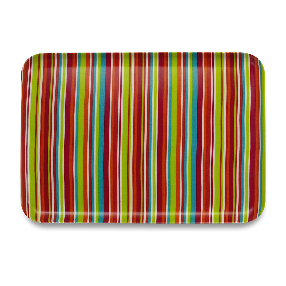 ＮＲトレー　Ｍ角　ミラノストライプ／レッド