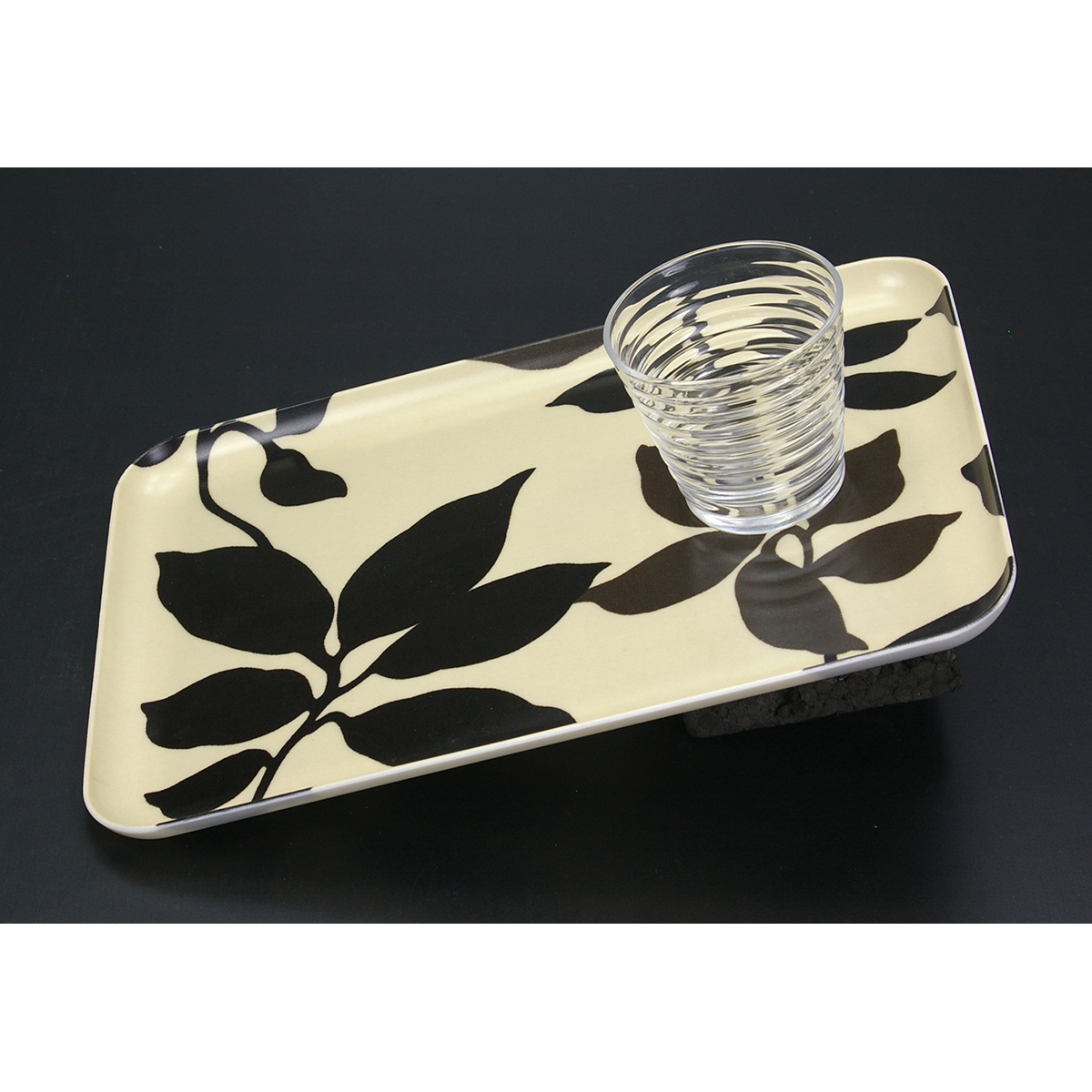 ＮＲトレー　Ｍ角　リーフ／ブラウン