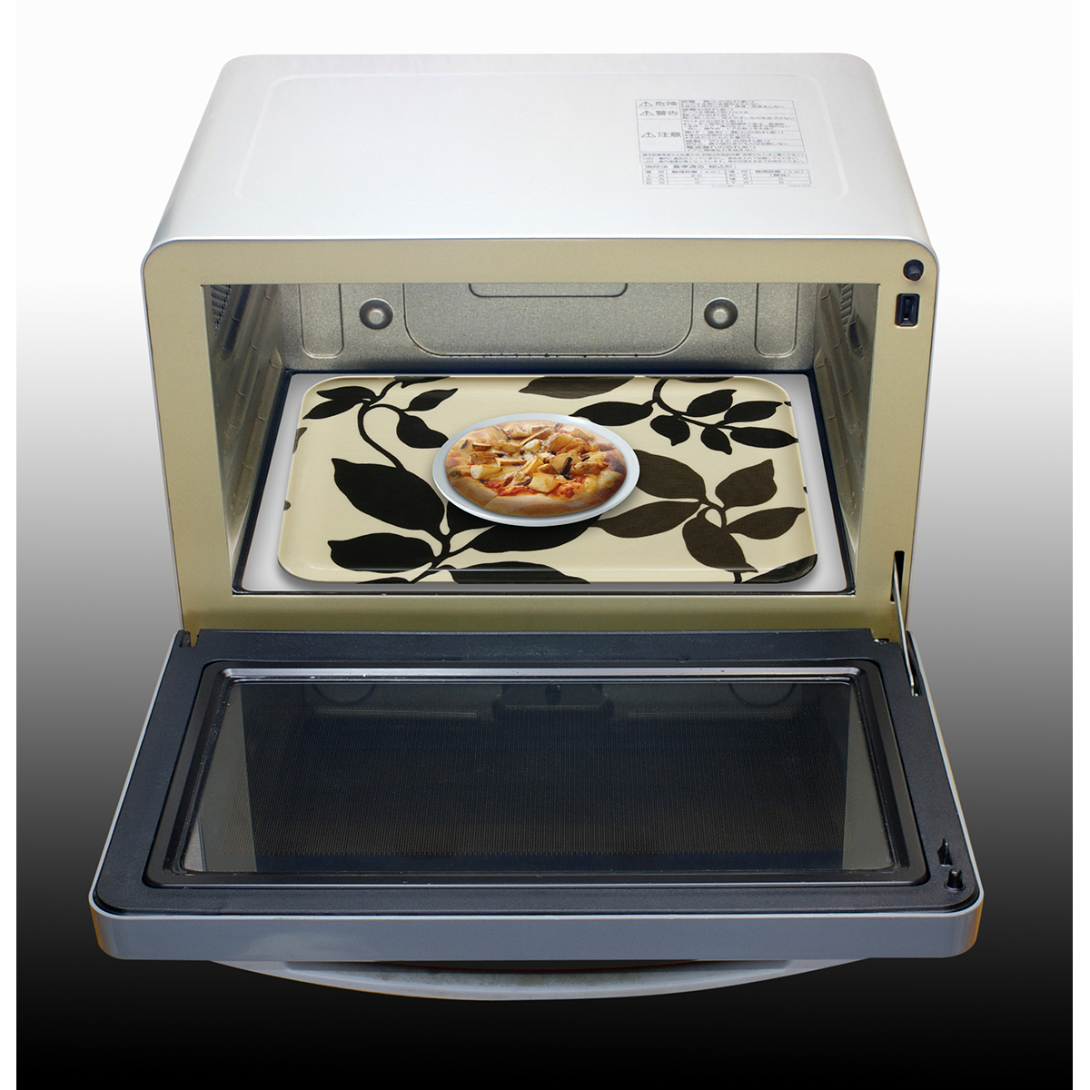 ＮＲトレー　Ｍ角　リーフ／ブラウン