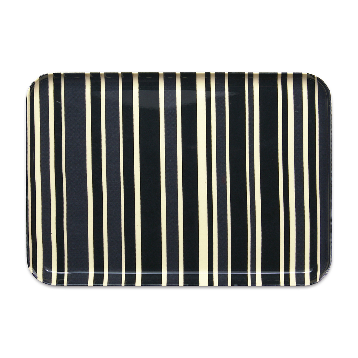 ＮＲトレー　Ｍ角　トリノストライプ／ブラック
