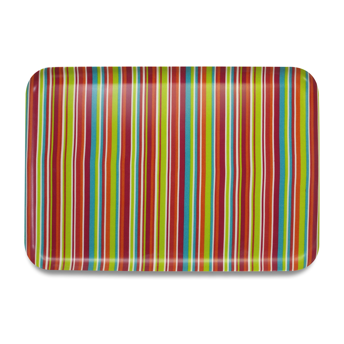 ＮＲトレー　Ｌ角　ミラノストライプ／レッド