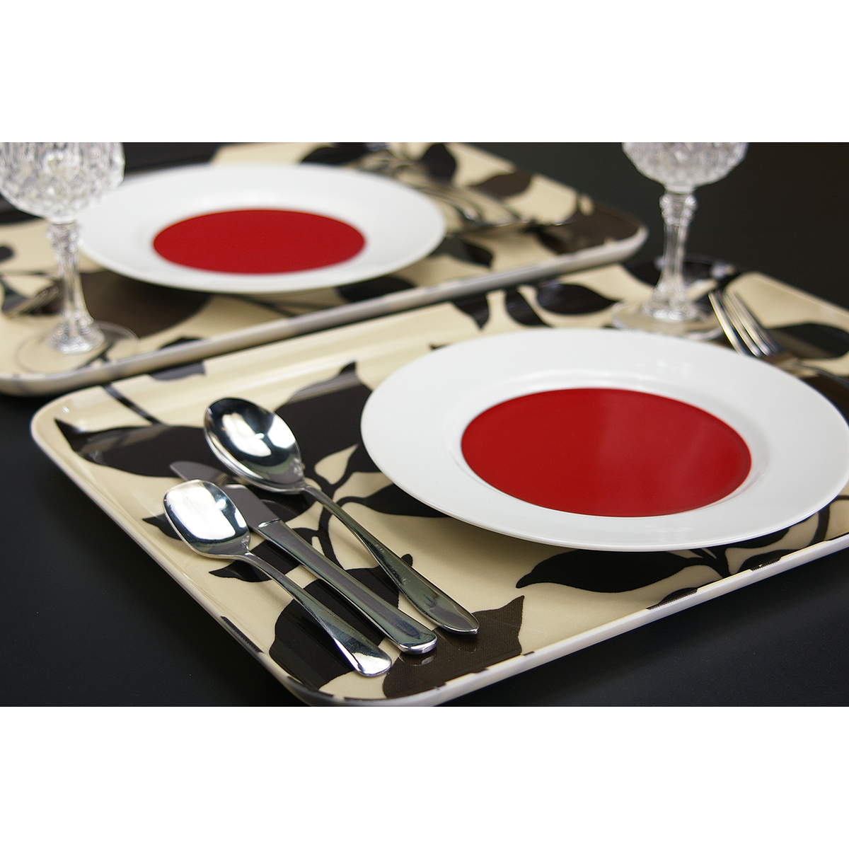 ＮＲトレー　Ｌ角　リーフ／ブラウン