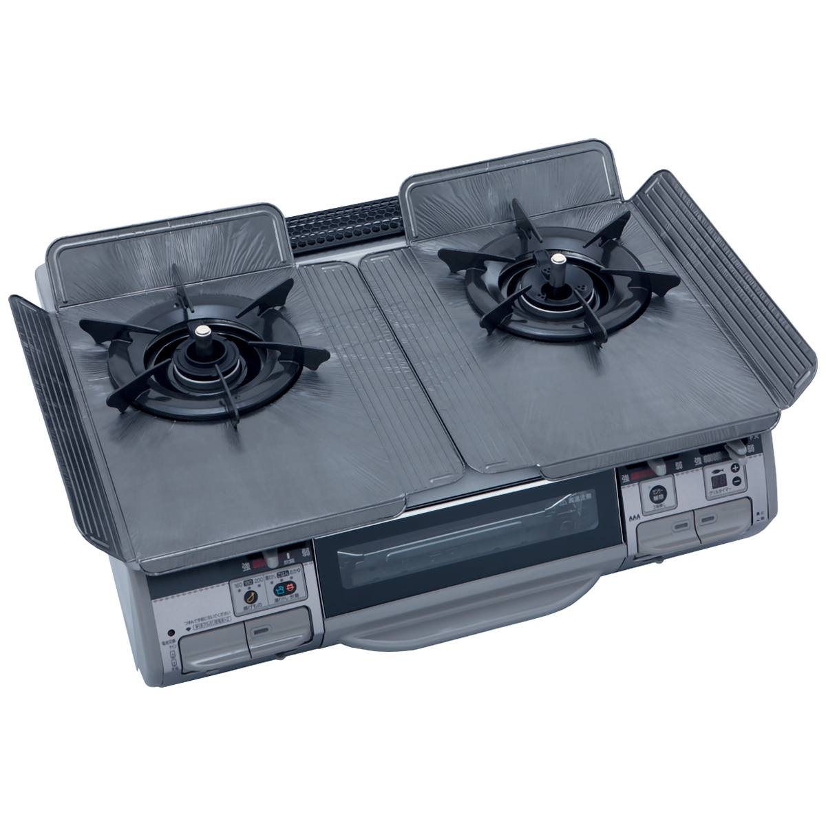 レンジカバー角・丸兼用型　２枚入（１回分）　ピューターグレー