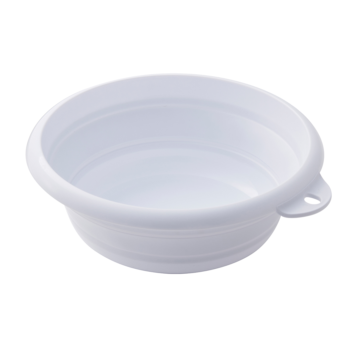 伊勢藤　おりたためる湯おけ（マグネット付き）　　ホワイト