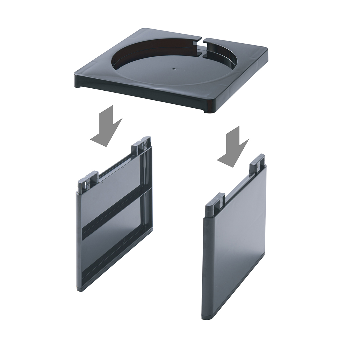 伊勢藤　電気ケトルラック　ブラック